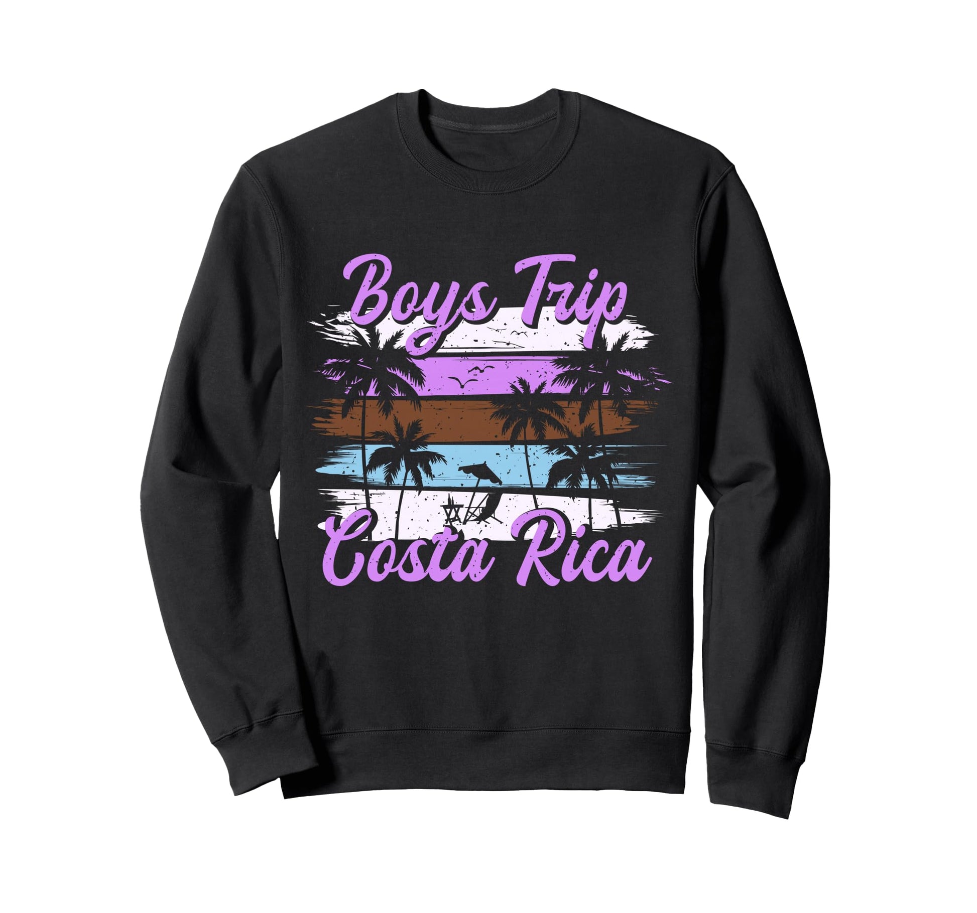 Costa Rica Guys Trip Mens Sweatshirt - Fun Novelty Design for Adults - T-Shirt, Sweatshirt, Hoodie