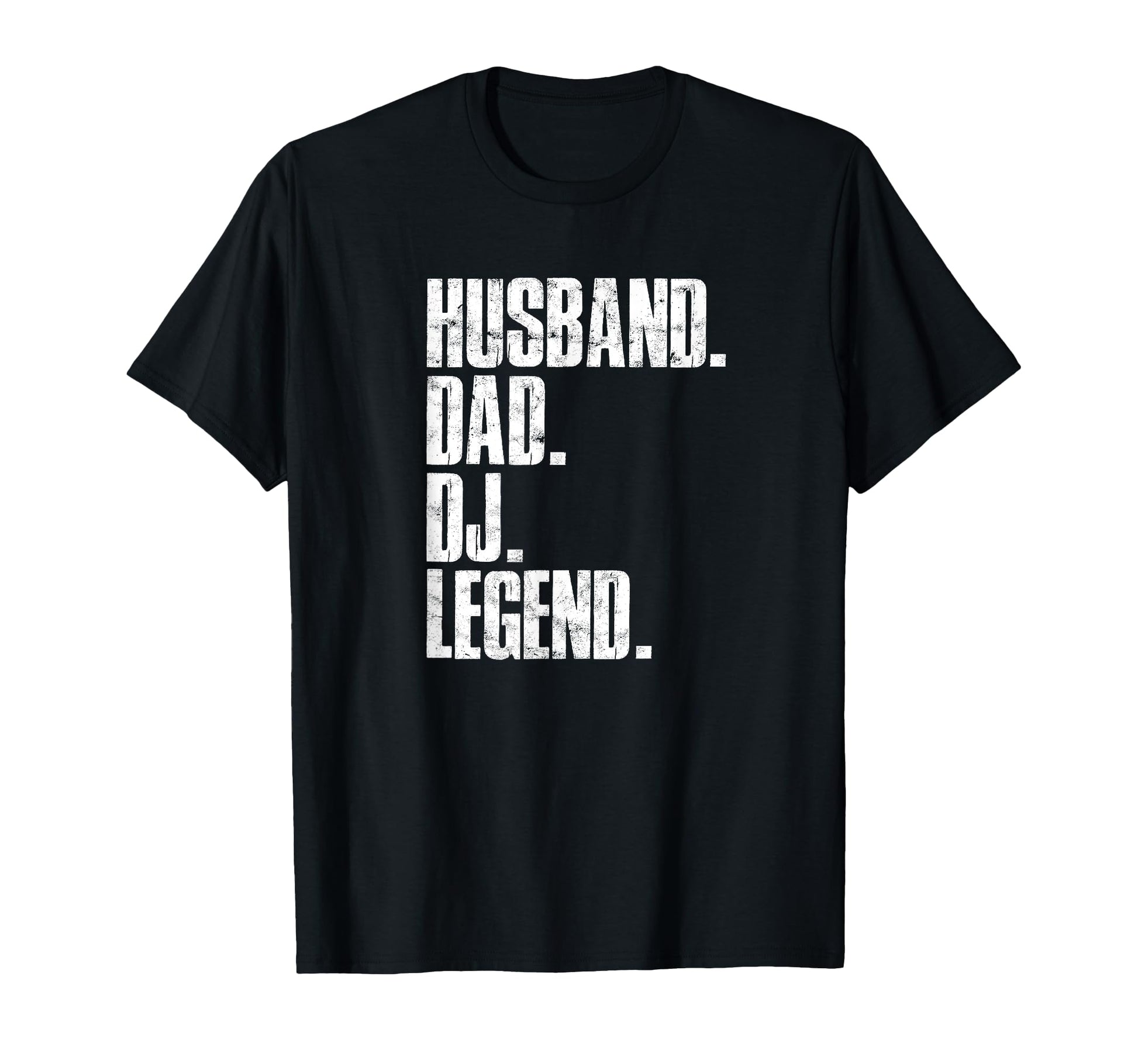 Husband Dad Dj Legend Music T-Shirt - Minimalist Print Men Women - T-Shirt, Sweatshirt, Hoodie
