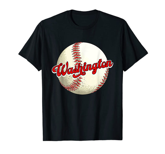 Baseball Lover Mom Dad Washington T-Shirt - Trendy Graphic Men Women - T-Shirt, Sweatshirt, Hoodie