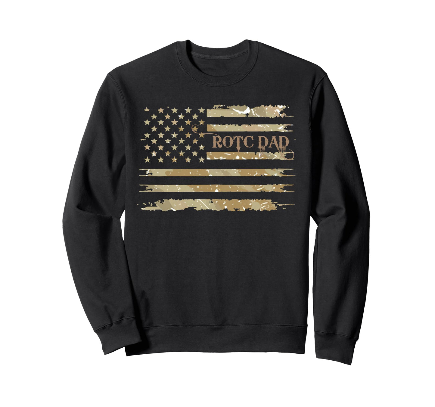 Rotc Dad Proud Dad Military Sweatshirt - Casual Everyday Wear for Adults - T-Shirt, Sweatshirt, Hoodie