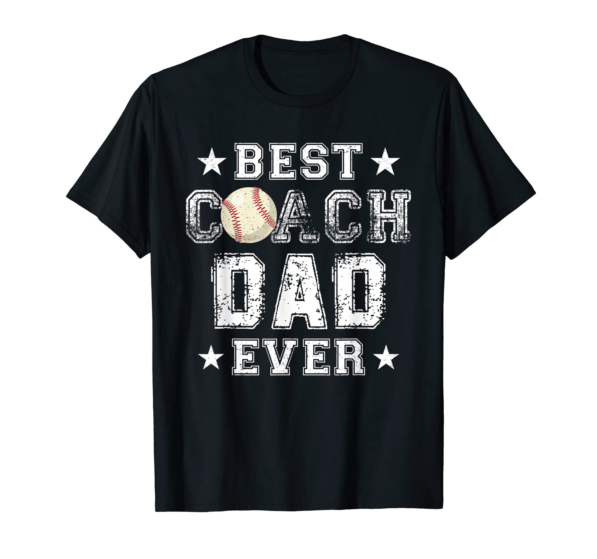 Best Baseball Coach Dad Ever Funny Daddy T-Shirt - Novelty Apparel Unisex - T-Shirt, Sweatshirt, Hoodie
