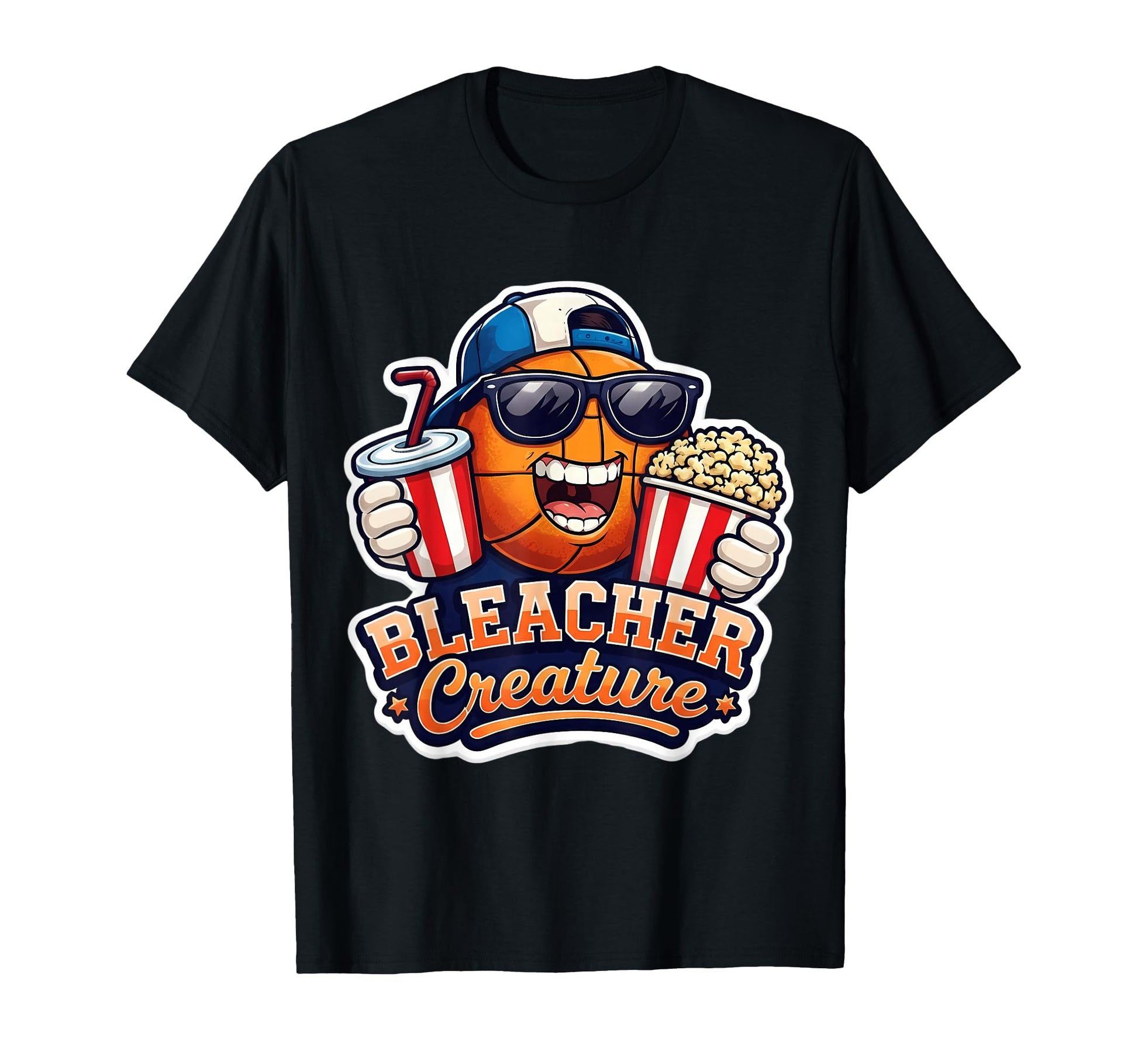 Bleacher Creature Basketball Fan Supporter T-Shirt - Trendy Graphic Unisex - T-Shirt, Sweatshirt, Hoodie