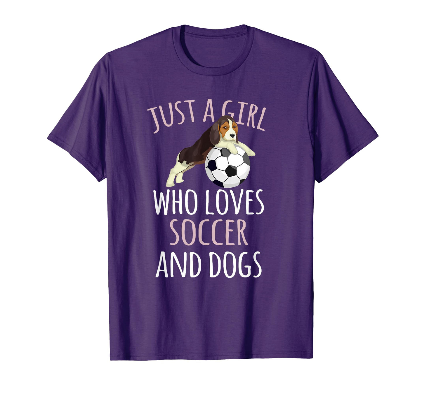 Just Who Loves Soccer Playing Dogs T-Shirt - Aesthetic Graphic Men Women - T-Shirt, Sweatshirt, Hoodie