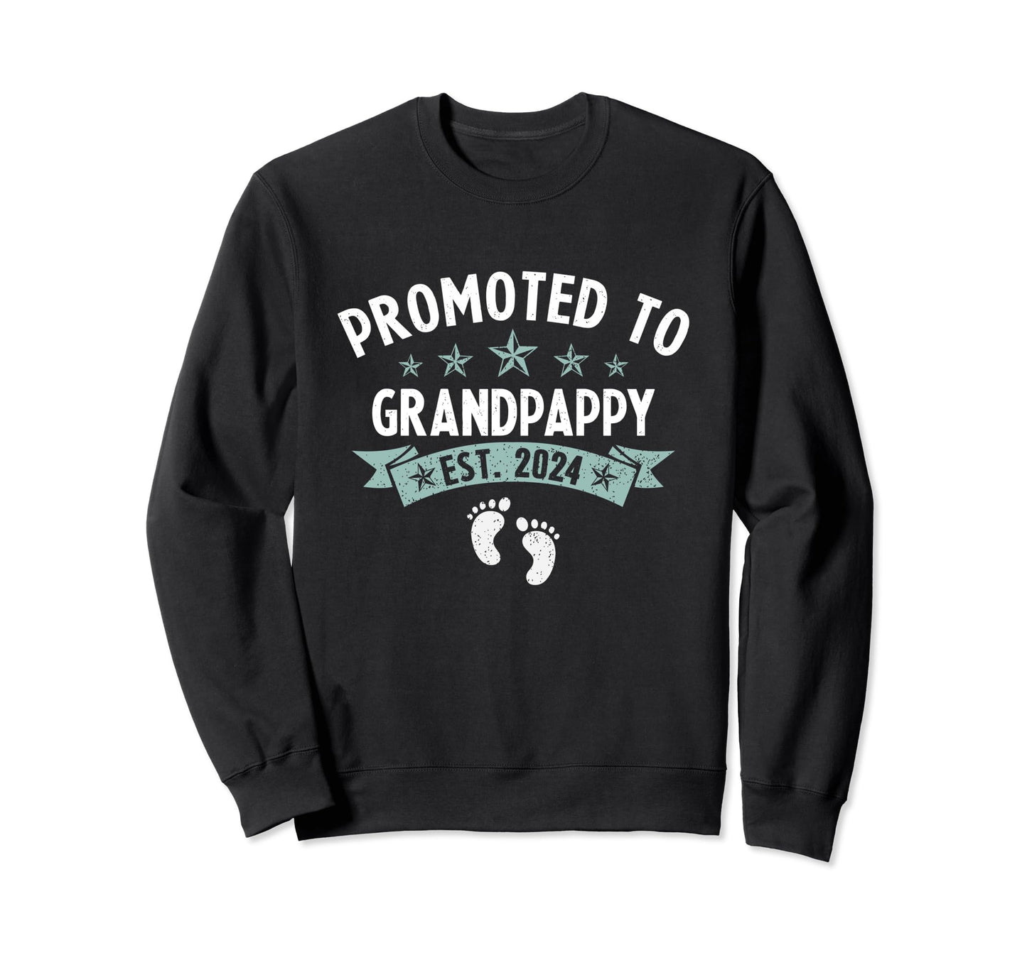 Promoted To Grandpappy Est 2024 Sweatshirt - Streetwear Style for Adults - T-Shirt, Sweatshirt, Hoodie
