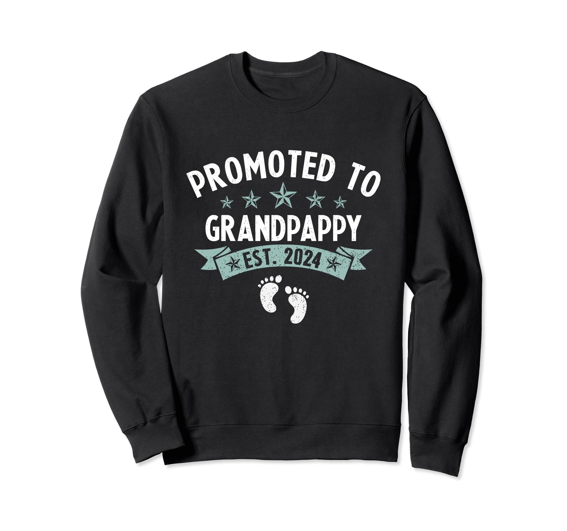 Promoted To Grandpappy Est 2024 Sweatshirt - Streetwear Style for Adults - T-Shirt, Sweatshirt, Hoodie