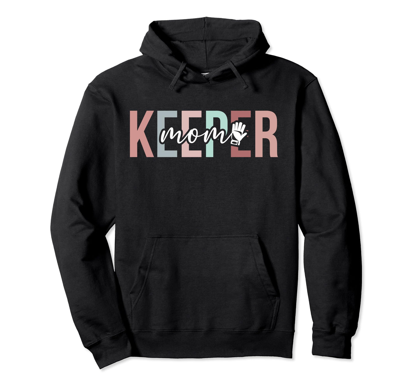 Boho Soccer Keeper Mom Soccer Hoodie - Fun Novelty Design for Adults - T-Shirt, Sweatshirt, Hoodie