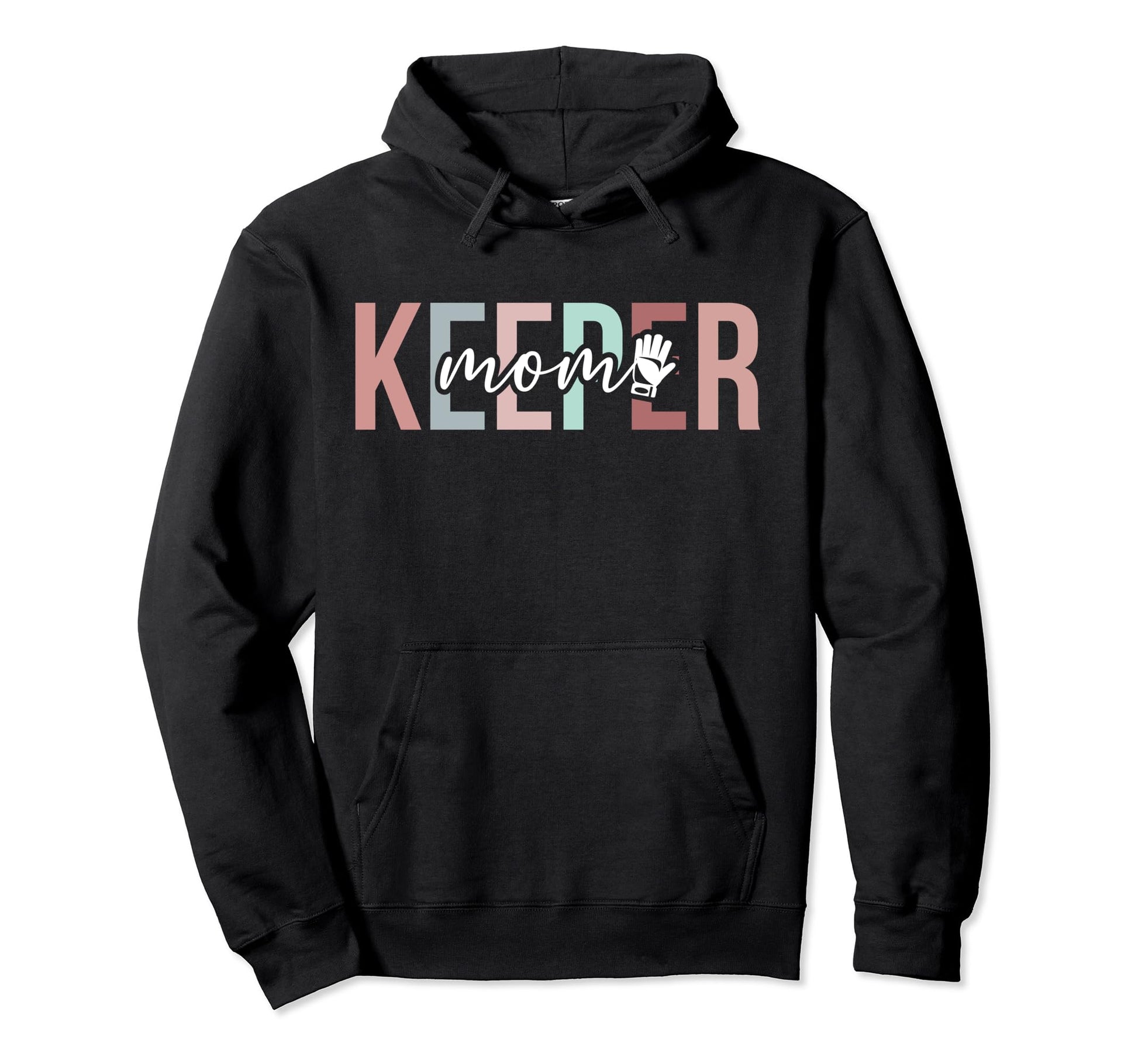 Boho Soccer Keeper Mom Soccer Hoodie - Fun Novelty Design for Adults - T-Shirt, Sweatshirt, Hoodie