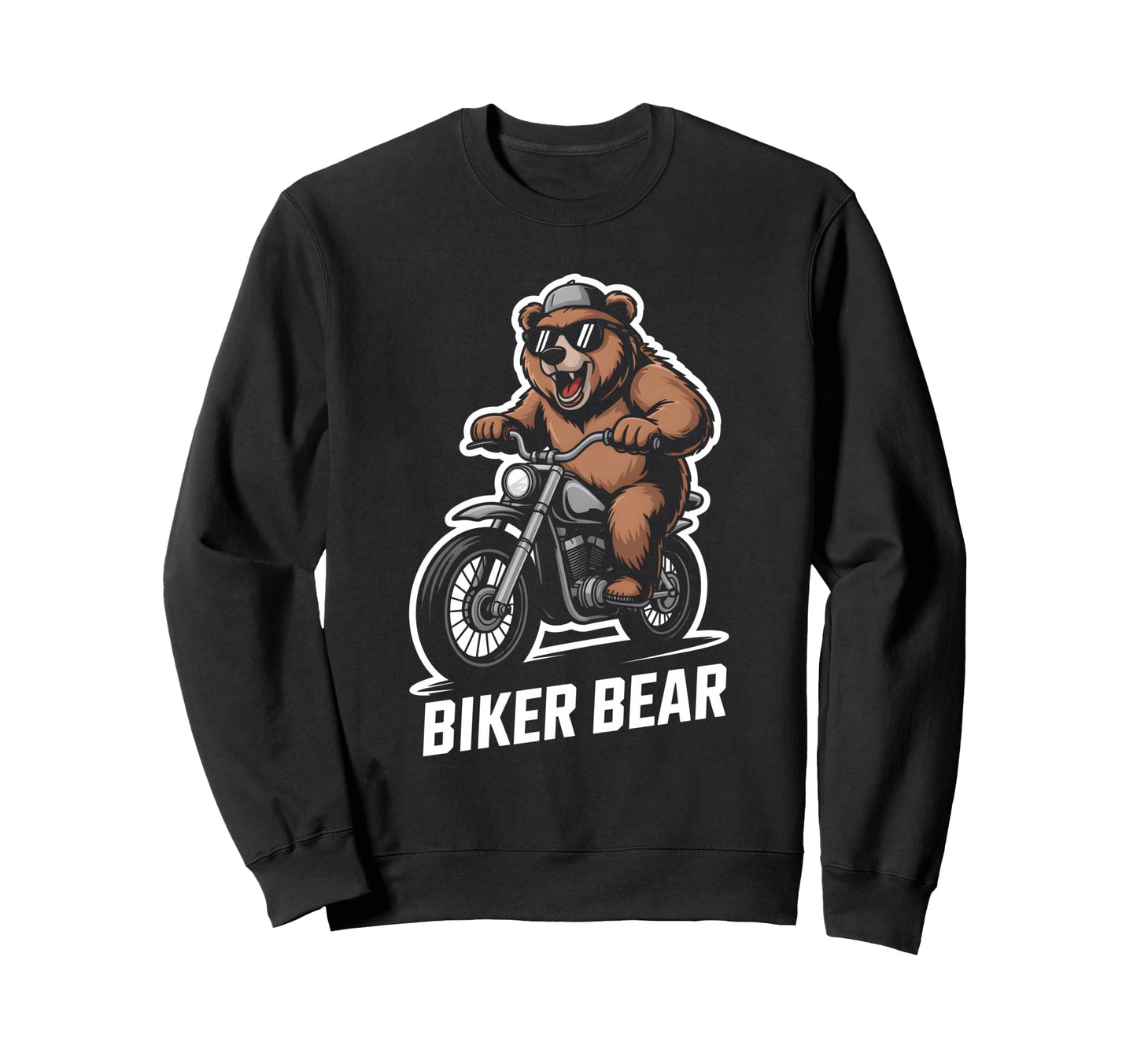 Biker Motorbiker Motorcyclist Sweatshirt - Casual Everyday Wear Unisex - T-Shirt, Sweatshirt, Hoodie