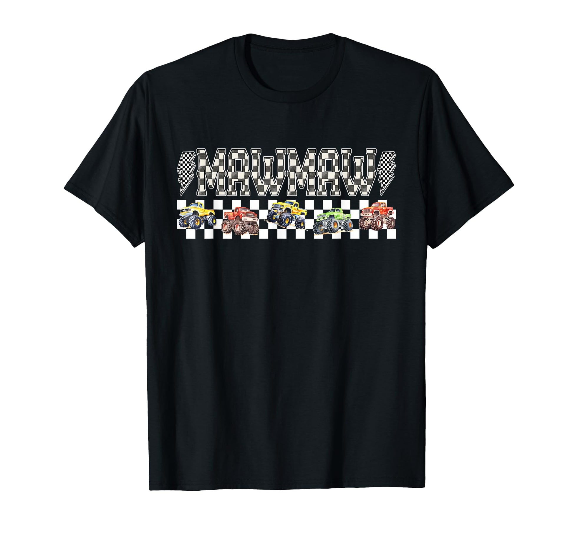 Mawmaw Monster Truck Family Crew T-Shirt - Aesthetic Graphic Men Women - T-Shirt, Sweatshirt, Hoodie