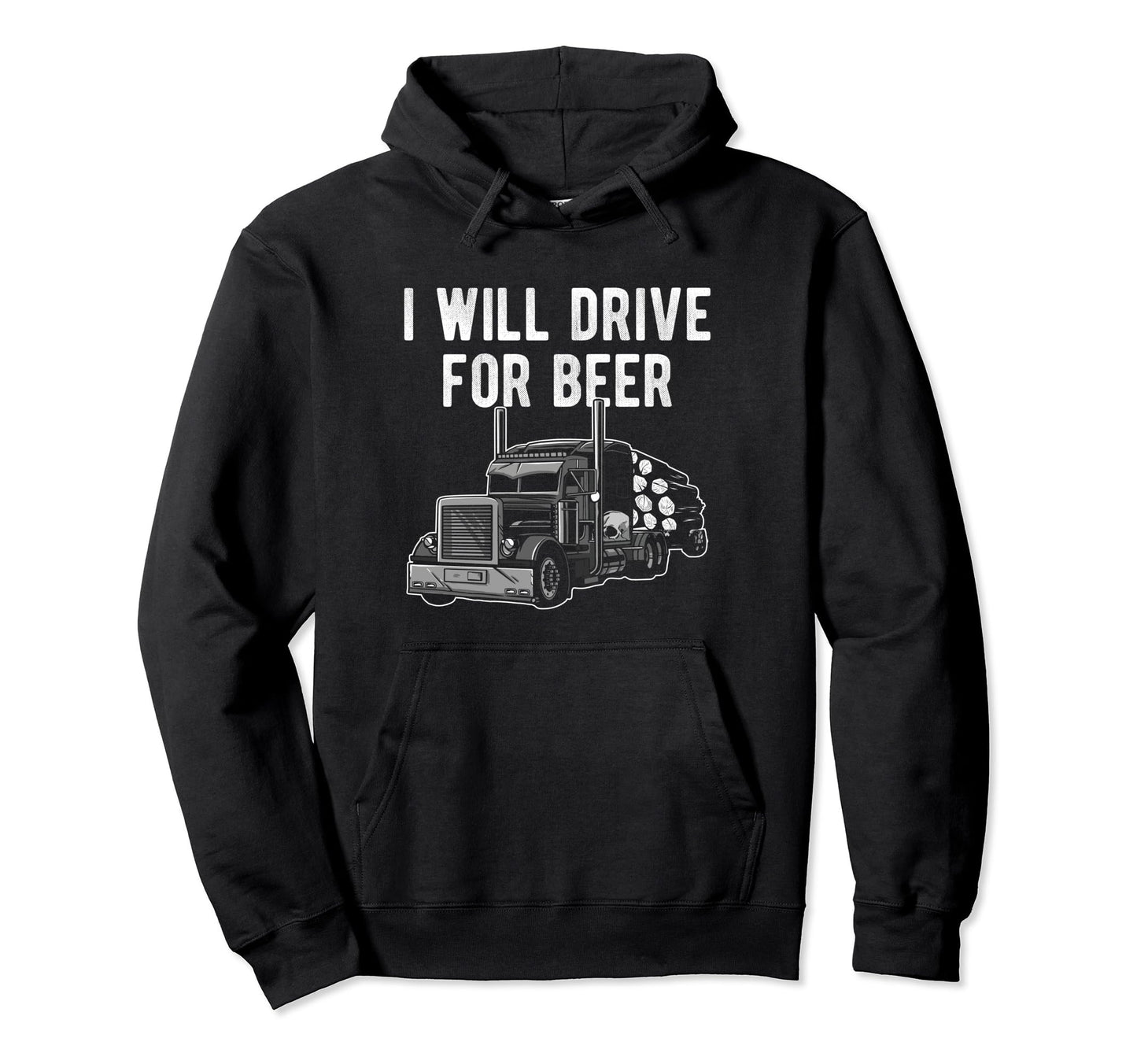 Log Trucker Day Best Dad Night Hoodie - Casual Everyday Wear Men Women - T-Shirt, Sweatshirt, Hoodie