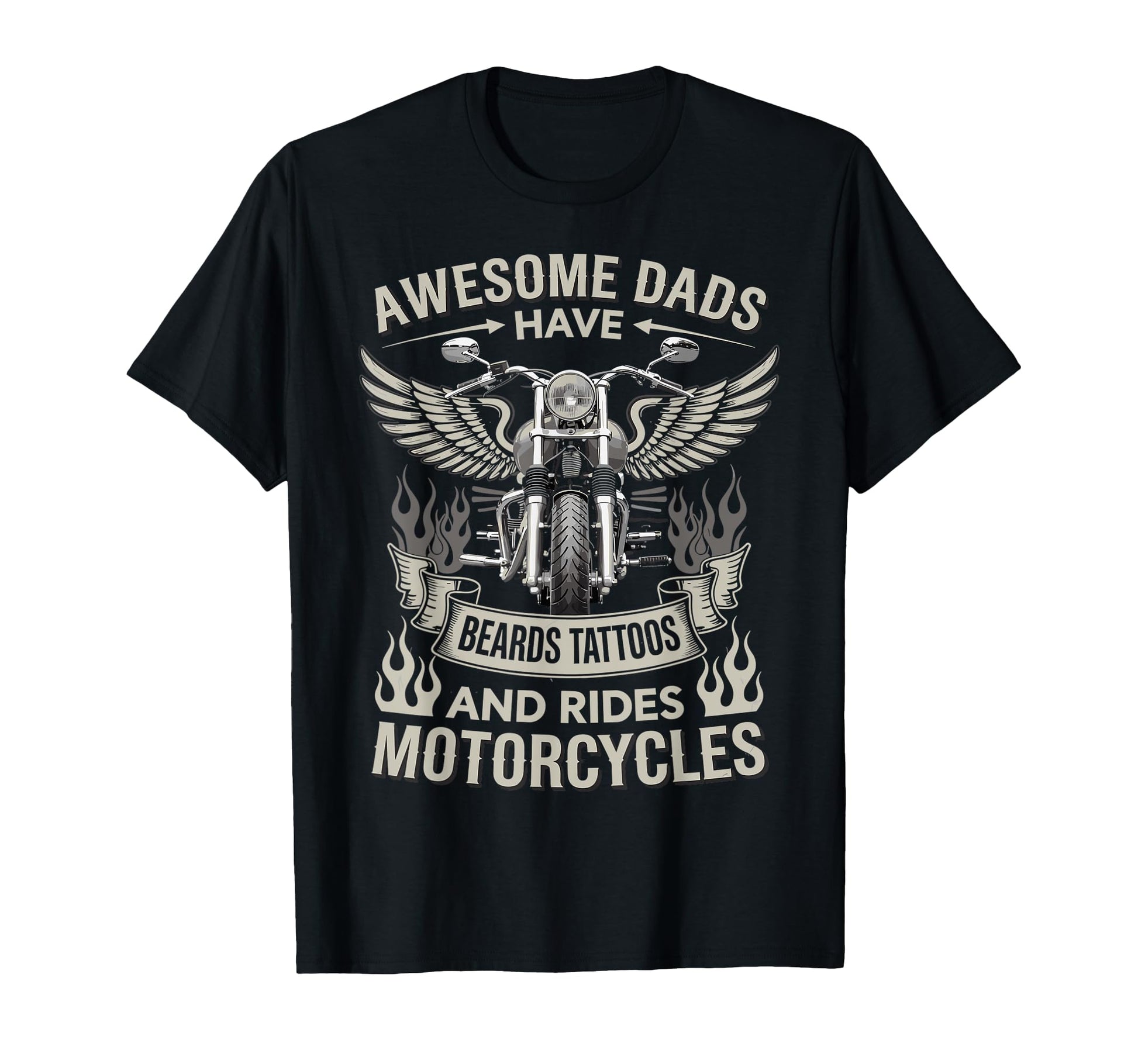 Dad Biker Funny Motorcycle Rider T-Shirt - Unique Graphic Unisex - T-Shirt, Sweatshirt, Hoodie