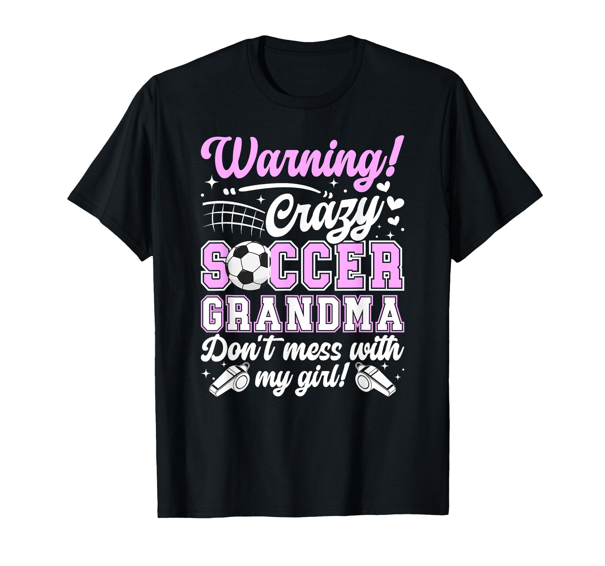 Crazy Soccer Grandma Soccer Player T-Shirt - Custom Art Print Unisex - T-Shirt, Sweatshirt, Hoodie
