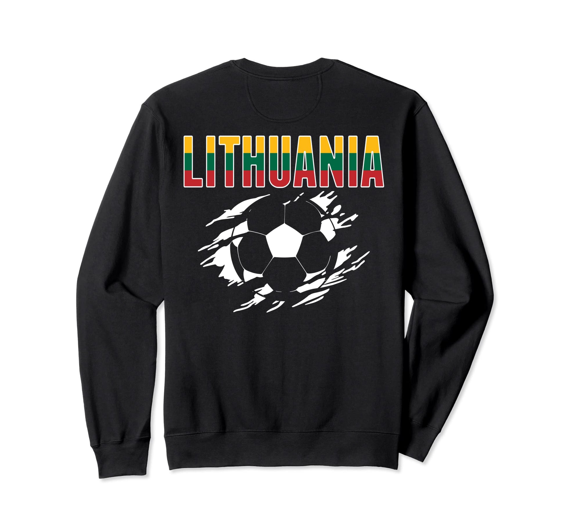 Lithuania Soccer Fans Jersey Lithuanian Sweatshirt - Unique Graphic Unisex - T-Shirt, Sweatshirt, Hoodie