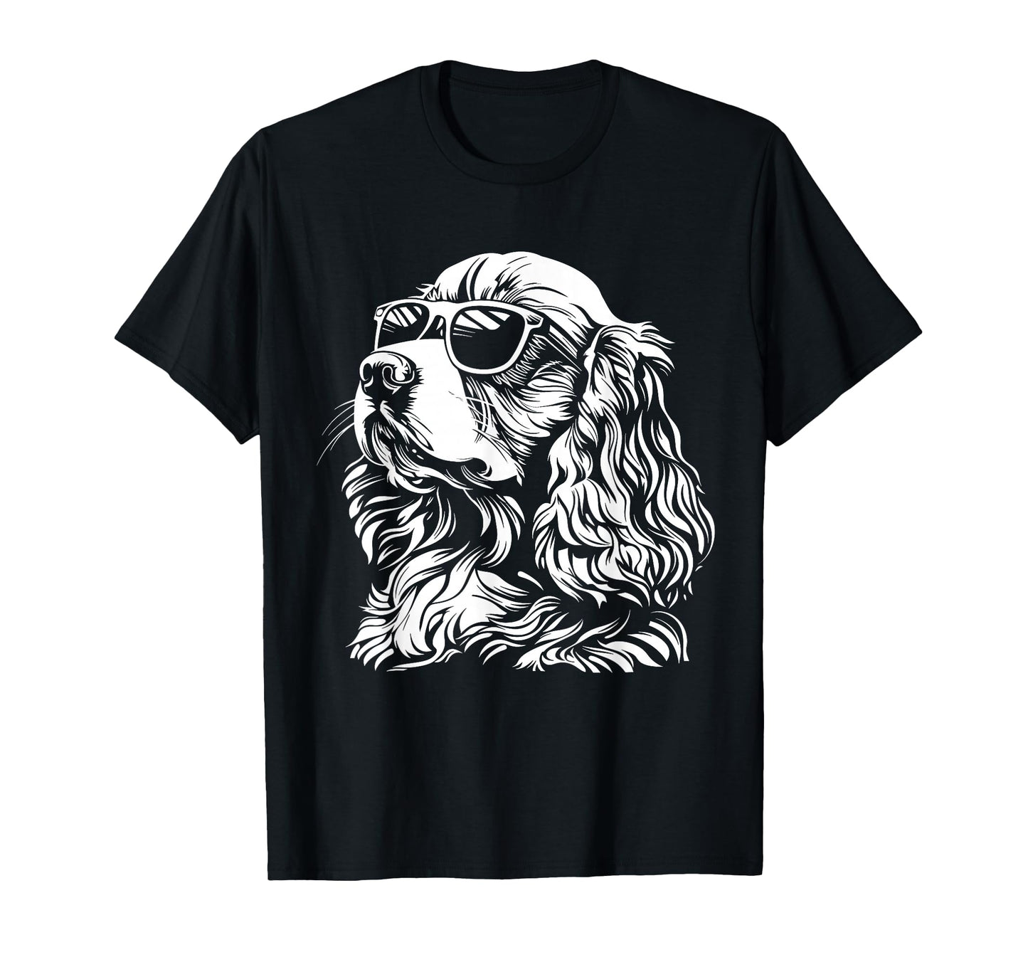 Cocker Spaniel Sunglasses Funny Dog T-Shirt - Fun Novelty Design Men Women - T-Shirt, Sweatshirt, Hoodie