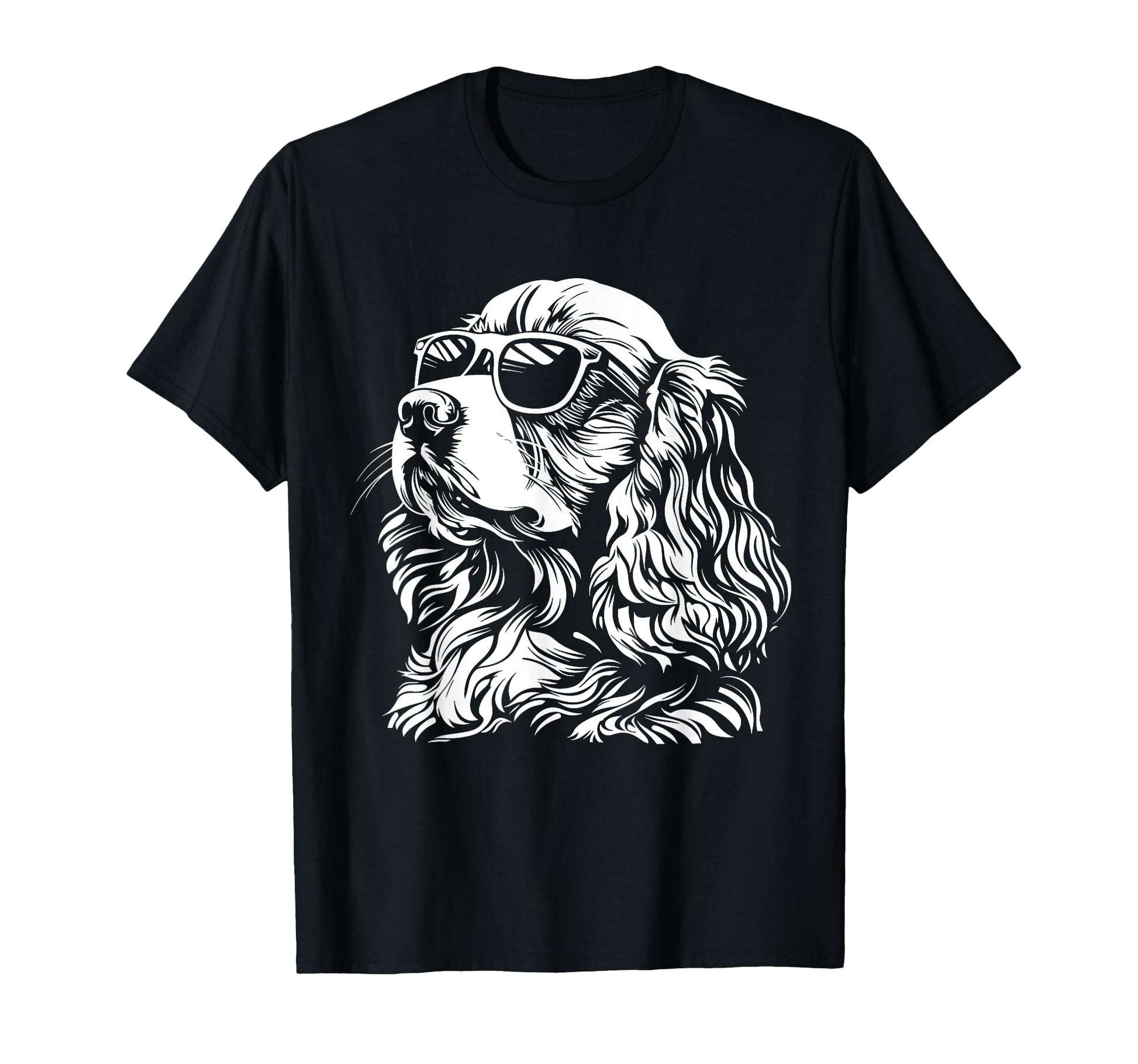 Cocker Spaniel Sunglasses Funny Dog T-Shirt - Fun Novelty Design Men Women - T-Shirt, Sweatshirt, Hoodie