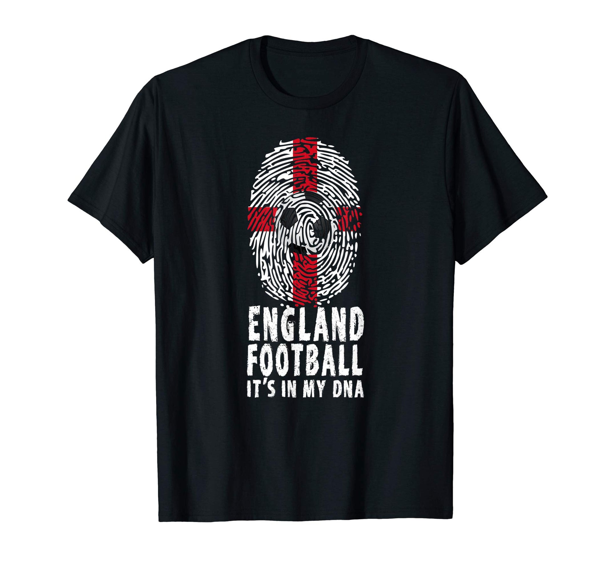 England Football Its My Dna Fingerprint T-Shirt - Minimalist Print Unisex - T-Shirt, Sweatshirt, Hoodie
