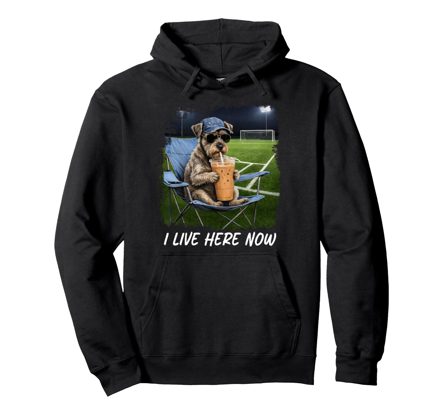Soccer Dad I Live Here Now Soccer Mom Hoodie - Streetwear Style Unisex - T-Shirt, Sweatshirt, Hoodie