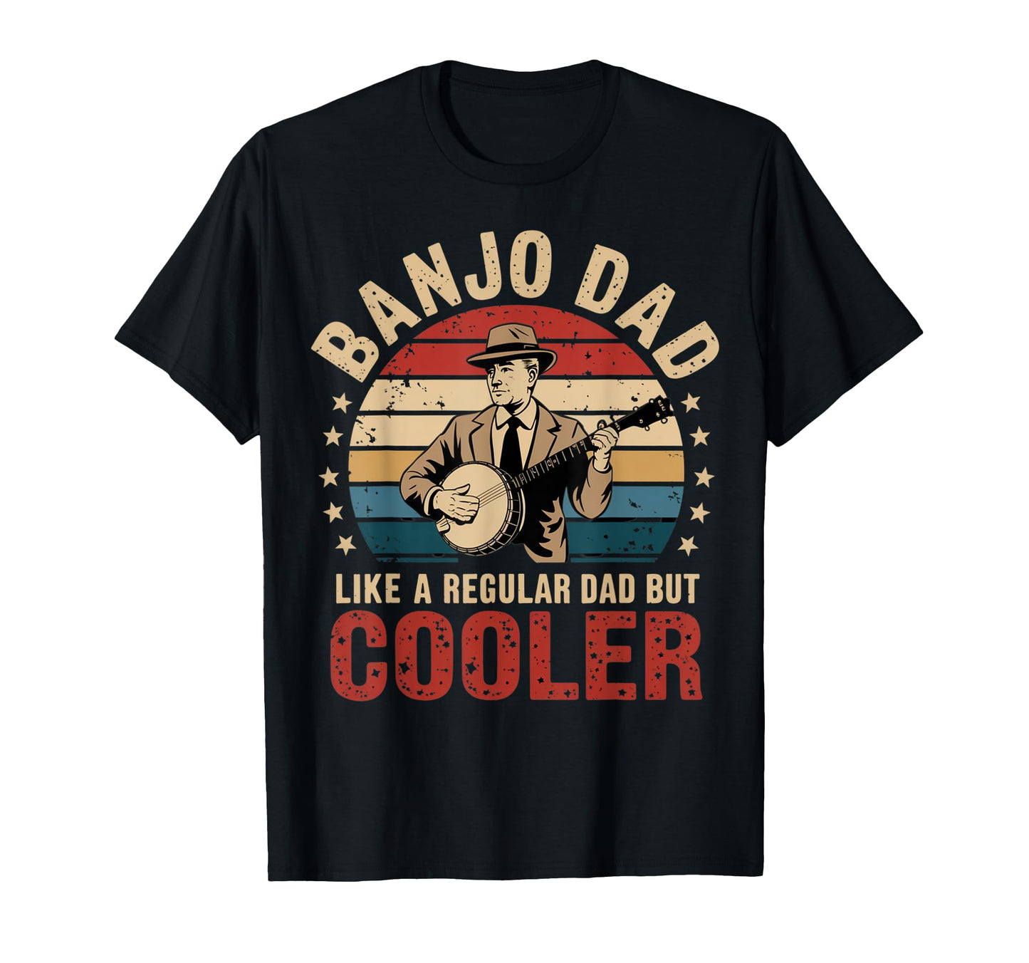 Banjo Teacher Player Dad Bluegrass T-Shirt - Casual Everyday Wear Unisex - T-Shirt, Sweatshirt, Hoodie