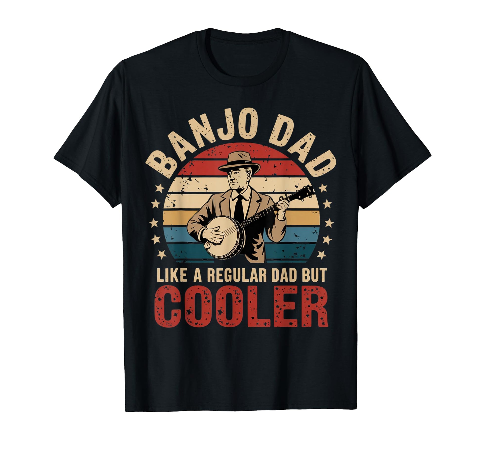 Banjo Teacher Player Dad Bluegrass T-Shirt - Casual Everyday Wear Unisex - T-Shirt, Sweatshirt, Hoodie