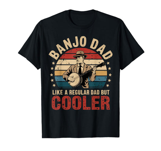 Banjo Teacher Player Dad Bluegrass T-Shirt - Casual Everyday Wear Unisex - T-Shirt, Sweatshirt, Hoodie