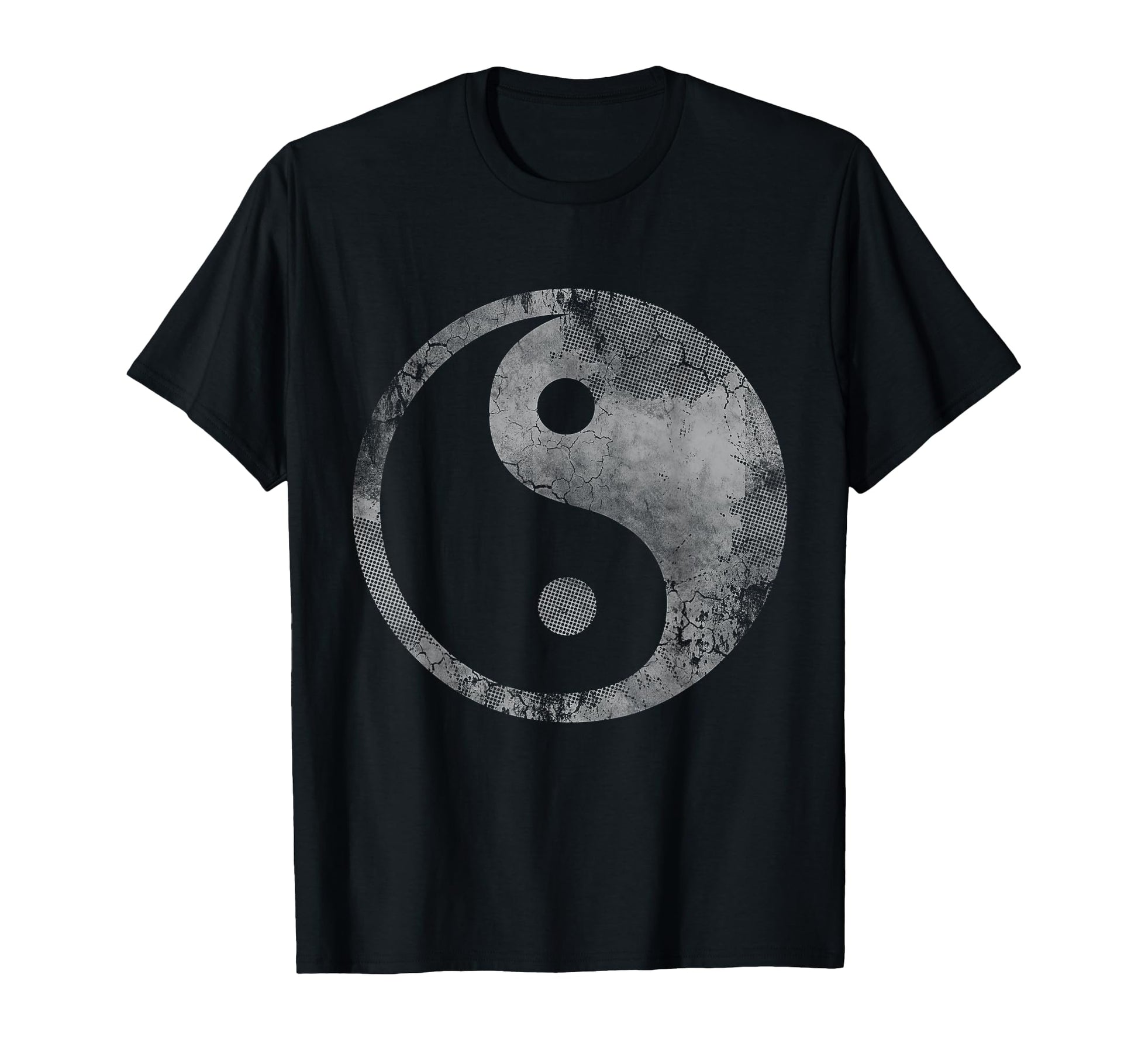 Yin Yang Taoist Taoism Tao Fade T-Shirt - Trendy Graphic for Adults - T-Shirt, Sweatshirt, Hoodie