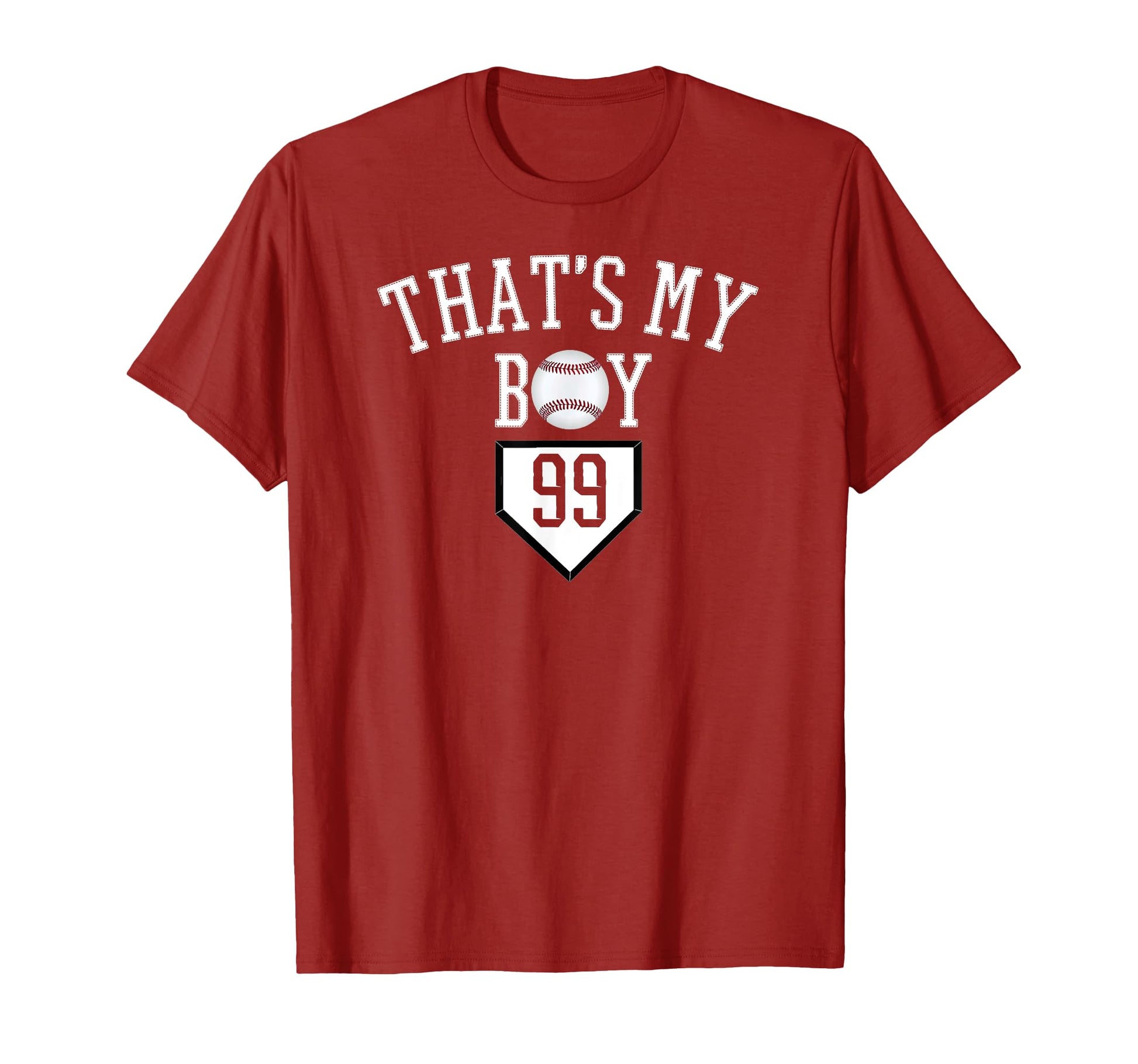 99 Thats My Baseball Number Baseball T-Shirt - Trendy Graphic Men Women - T-Shirt, Sweatshirt, Hoodie