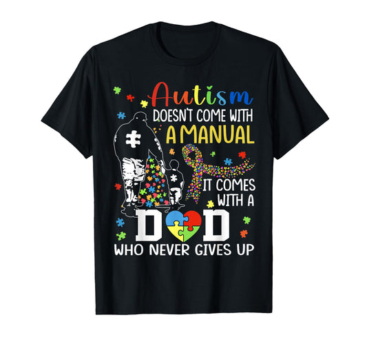 Autism Awareness Doesnt Come T-Shirt - Casual Everyday Wear Men Women - T-Shirt, Sweatshirt, Hoodie