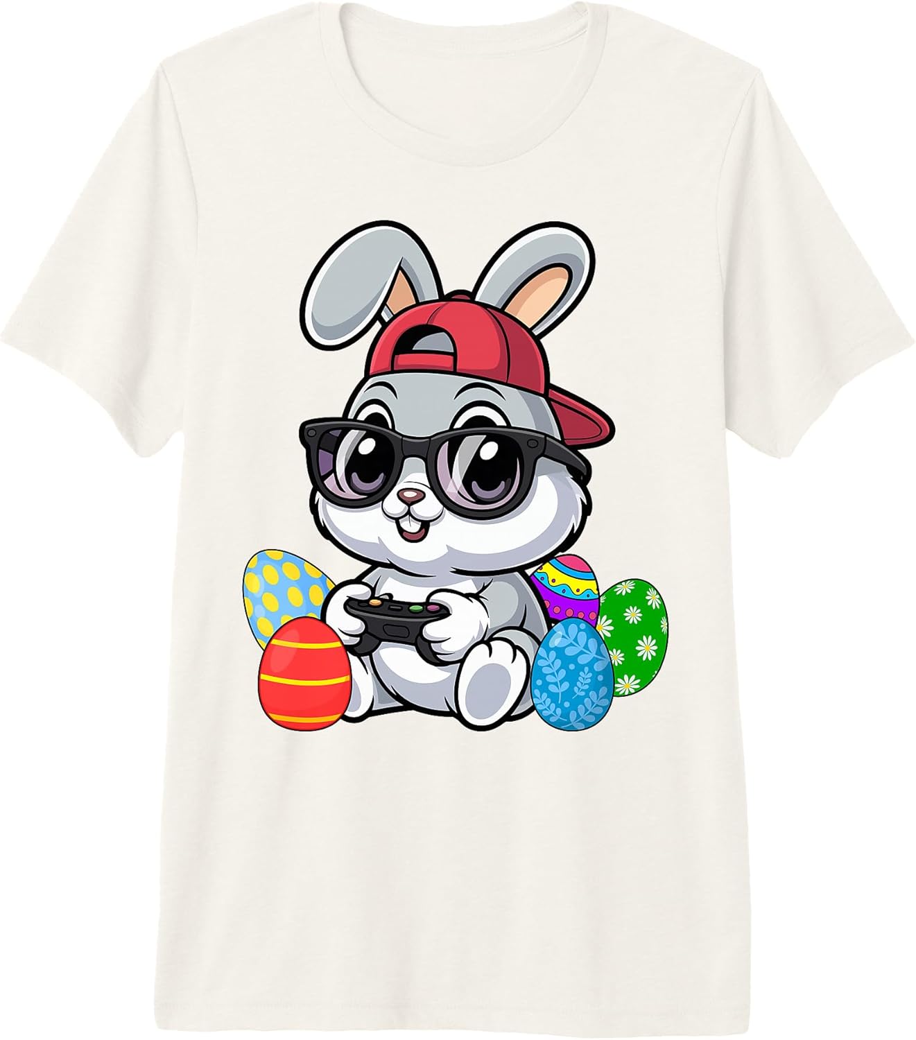 Happy Easter Bunny Gamer Kids Funny Holiday Unisex T-shirt, Sweatshirt, Hoodie, Long Sleeve Tee - T-Shirt, Sweatshirt, Hoodie