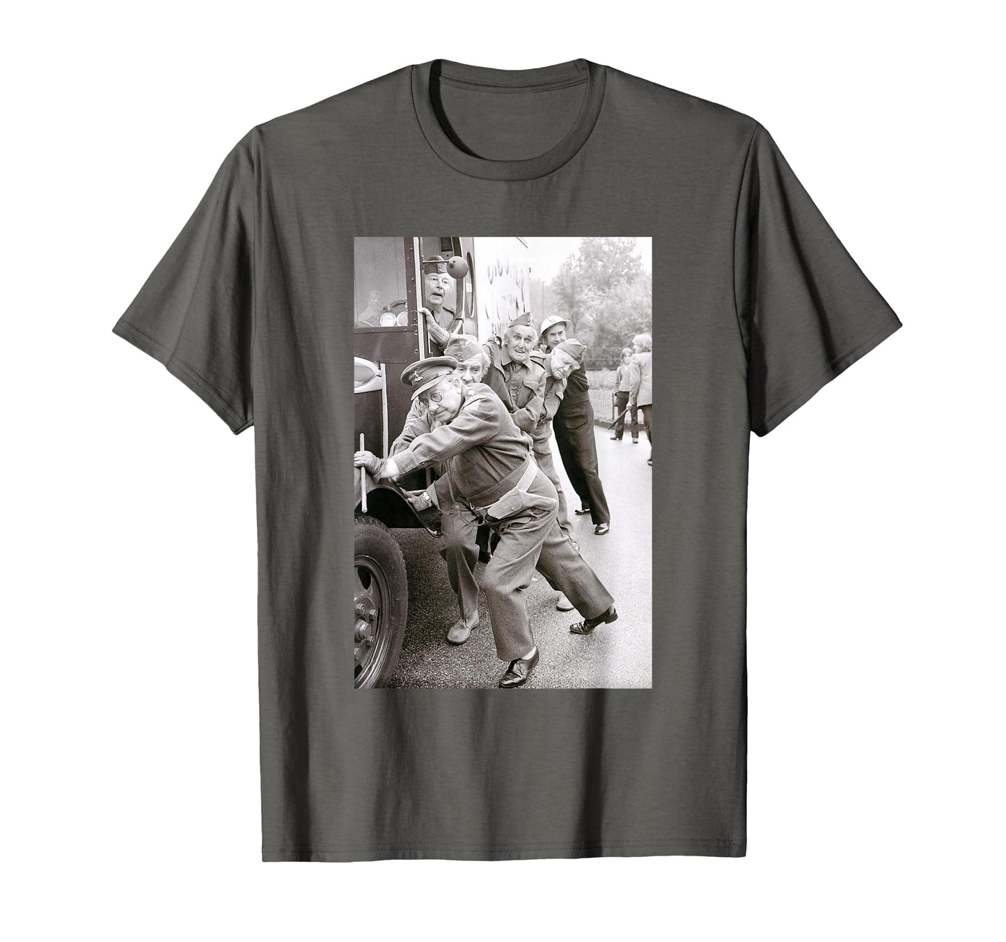 Captain Mainwaring Dads Army Cast T-Shirt - Minimalist Print Men Women - T-Shirt, Sweatshirt, Hoodie