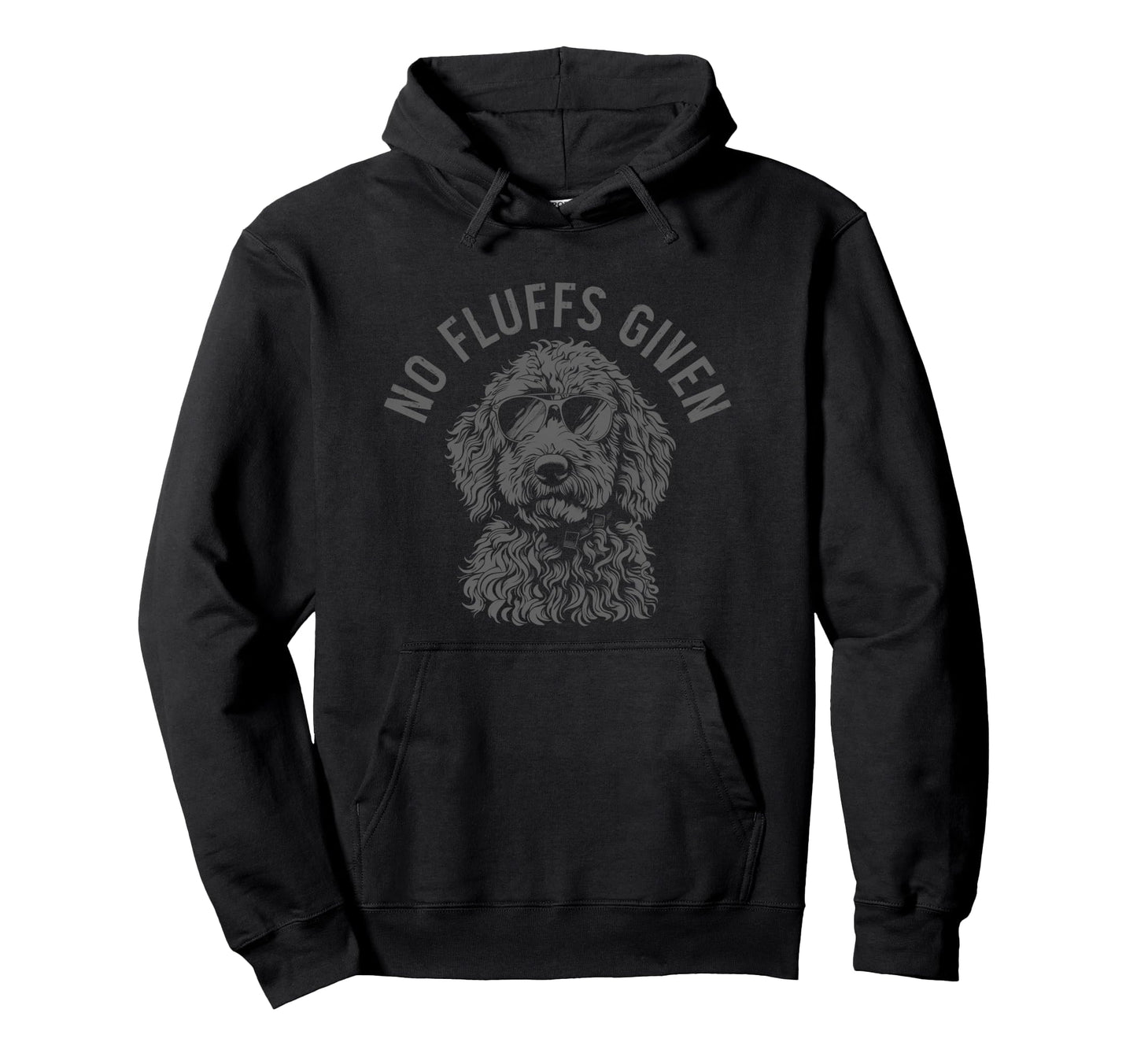 Goldendoodle Doodle Dad No Fluffs Given Hoodie - Minimalist Print Unisex - T-Shirt, Sweatshirt, Hoodie