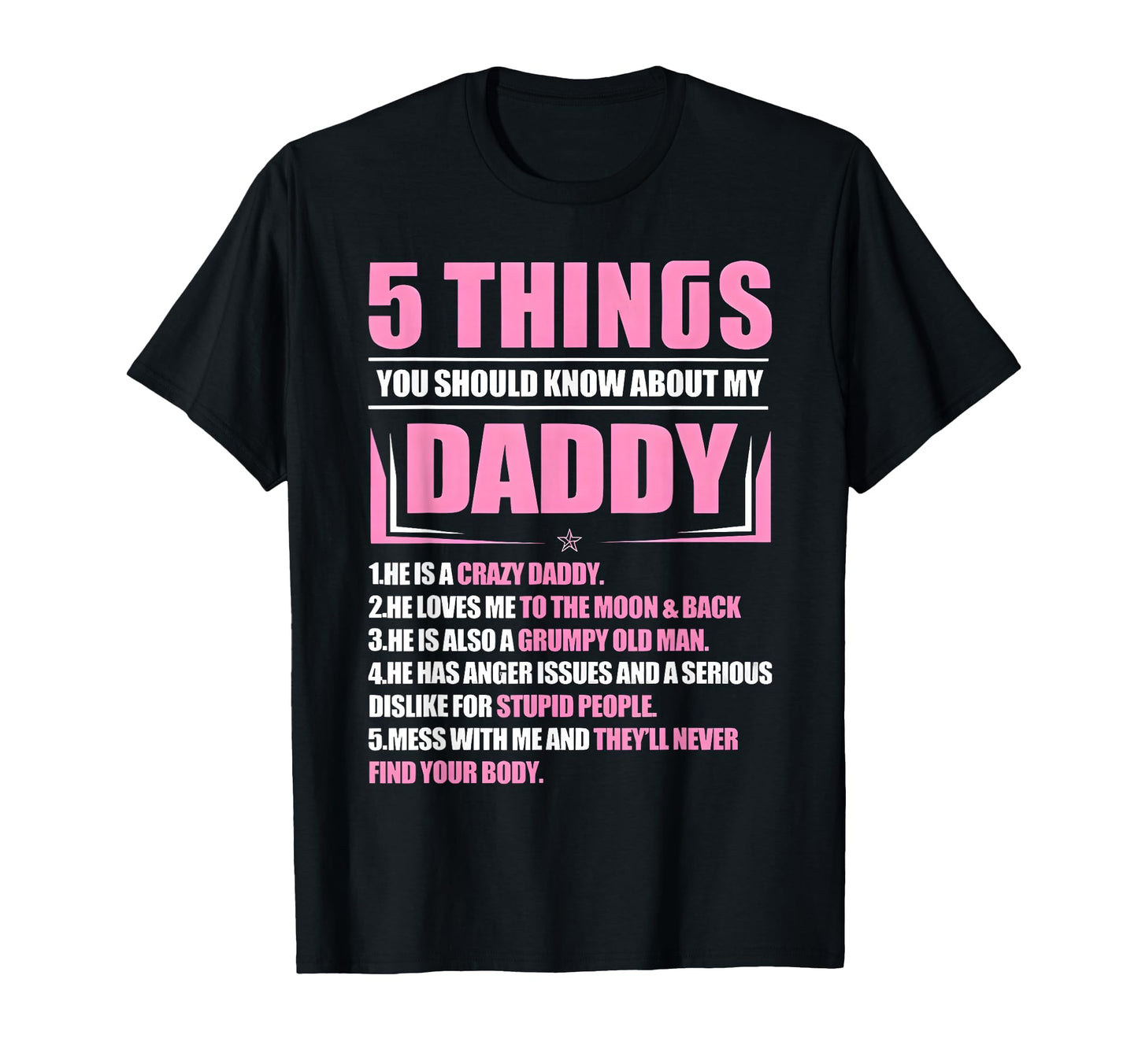 5 Things You Should Know About My T-Shirt - Casual Everyday Wear Men Women - T-Shirt, Sweatshirt, Hoodie