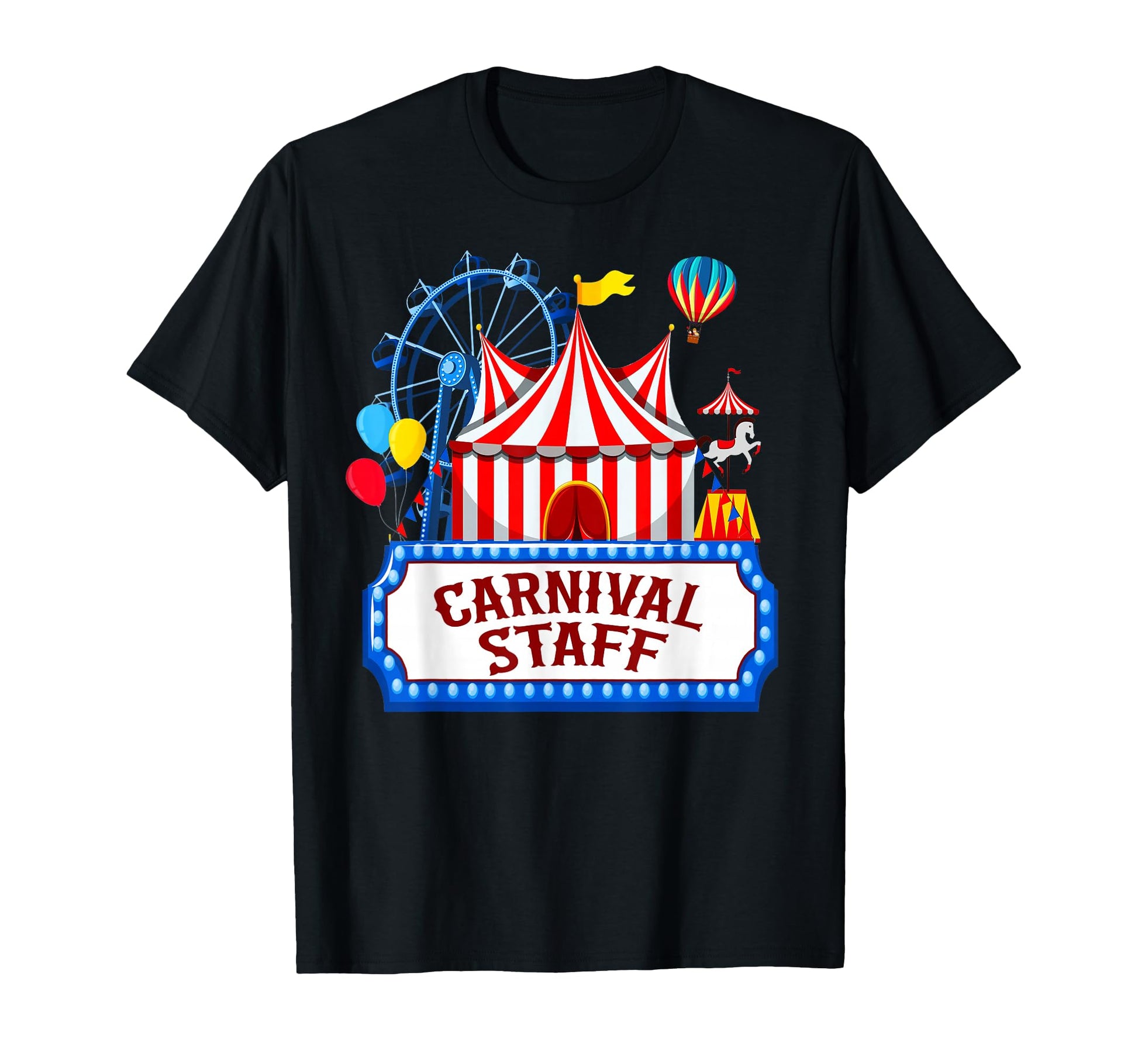 Carnival Staff Circus Event T-Shirt - Aesthetic Graphic for Adults - T-Shirt, Sweatshirt, Hoodie