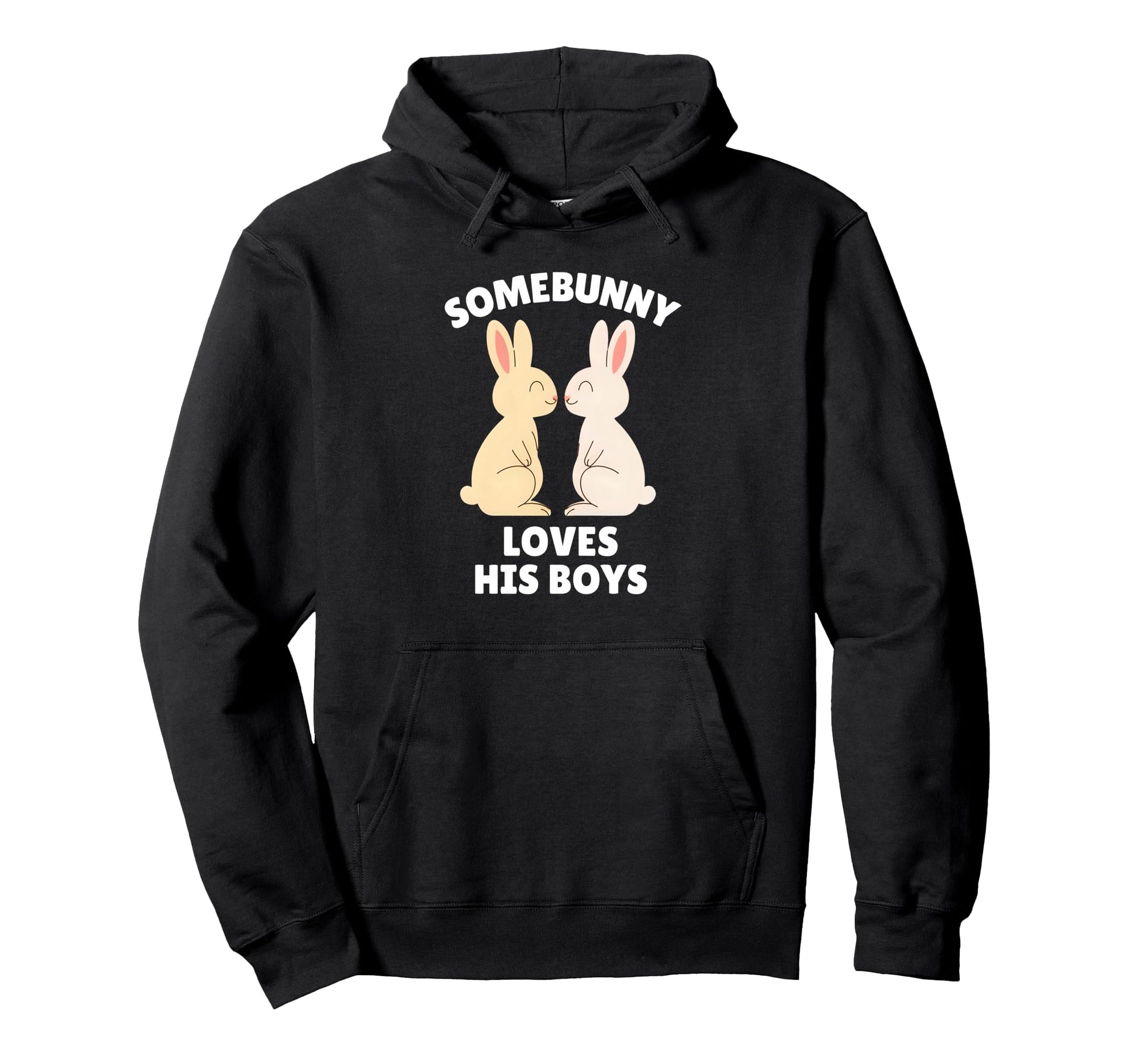 Somebunny Loves His Easter Bunny Dad Hoodie - Casual Everyday Wear Unisex - T-Shirt, Sweatshirt, Hoodie