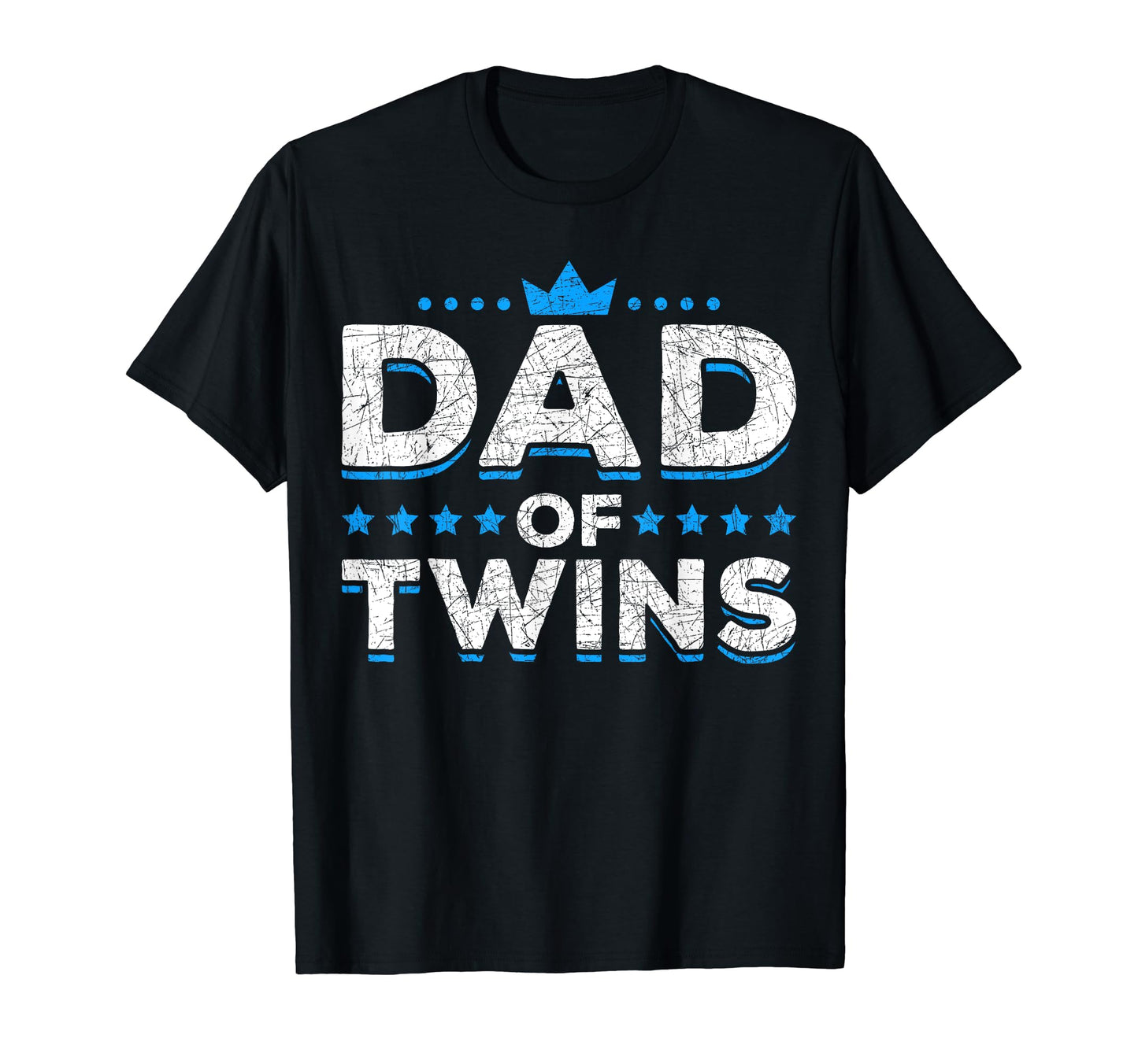 Daddy Fathers Day Dad Twins Father Proud T-Shirt - Minimalist Print Unisex - T-Shirt, Sweatshirt, Hoodie
