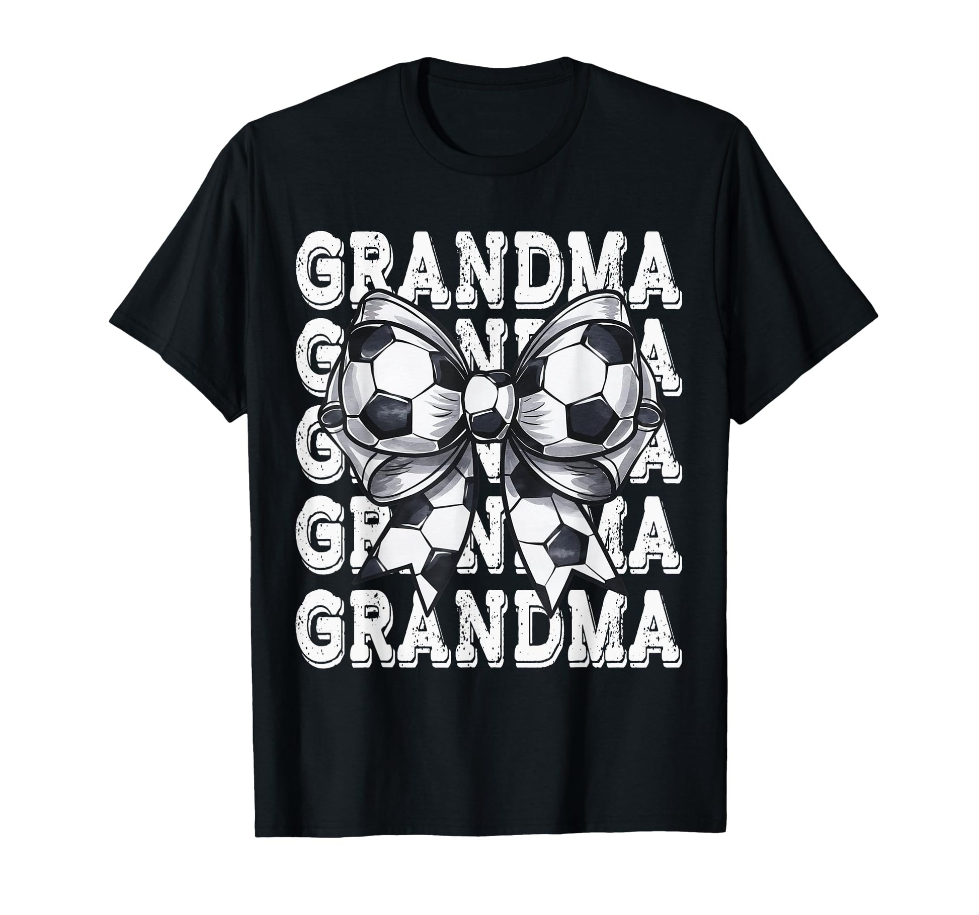 Coquette Soccer Grandma Matching Family T-Shirt - Graphic Print for Adults - T-Shirt, Sweatshirt, Hoodie