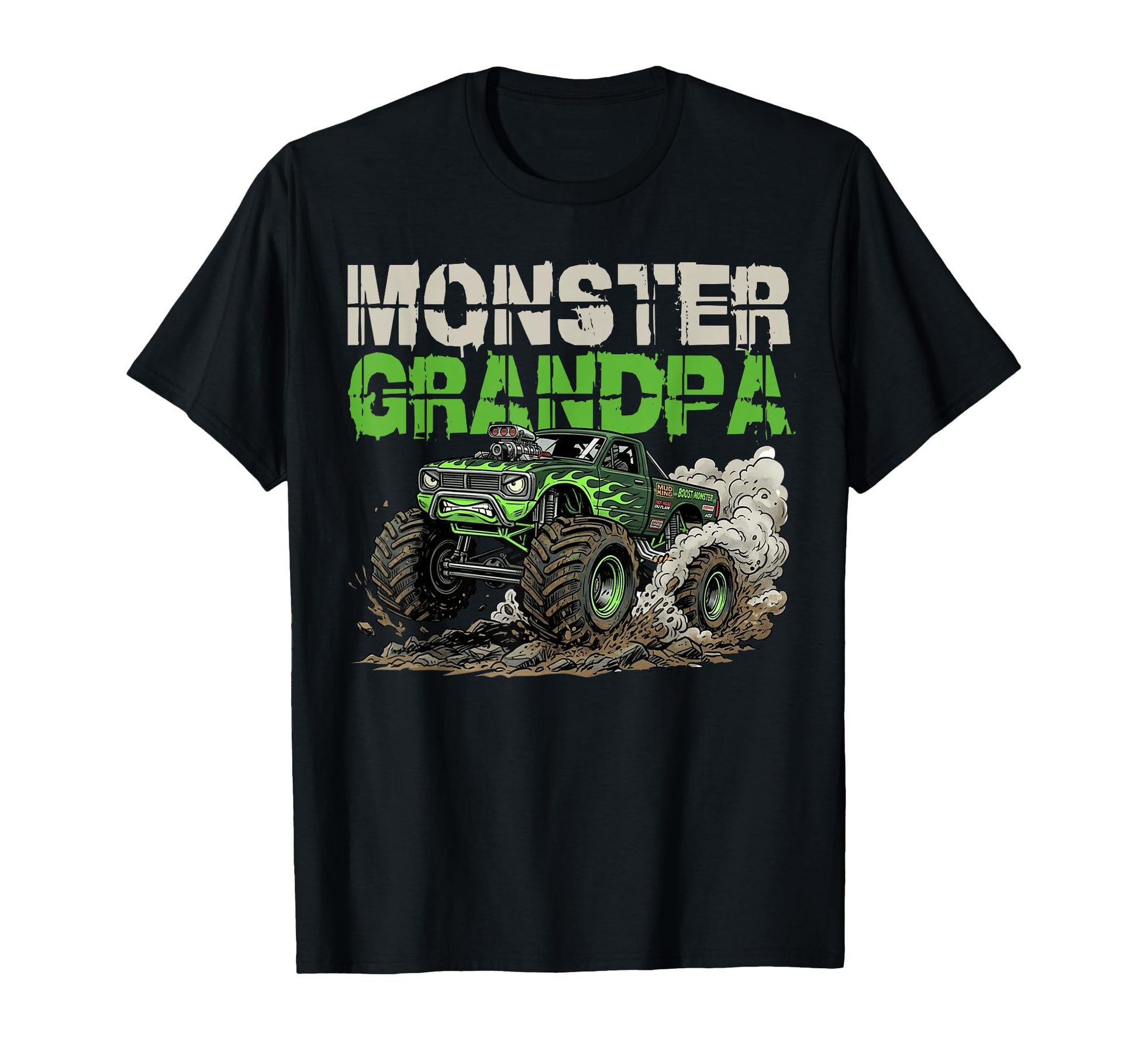 Funny Monster Grandpa Monster Truck T-Shirt - Fun Novelty Design Unisex - T-Shirt, Sweatshirt, Hoodie