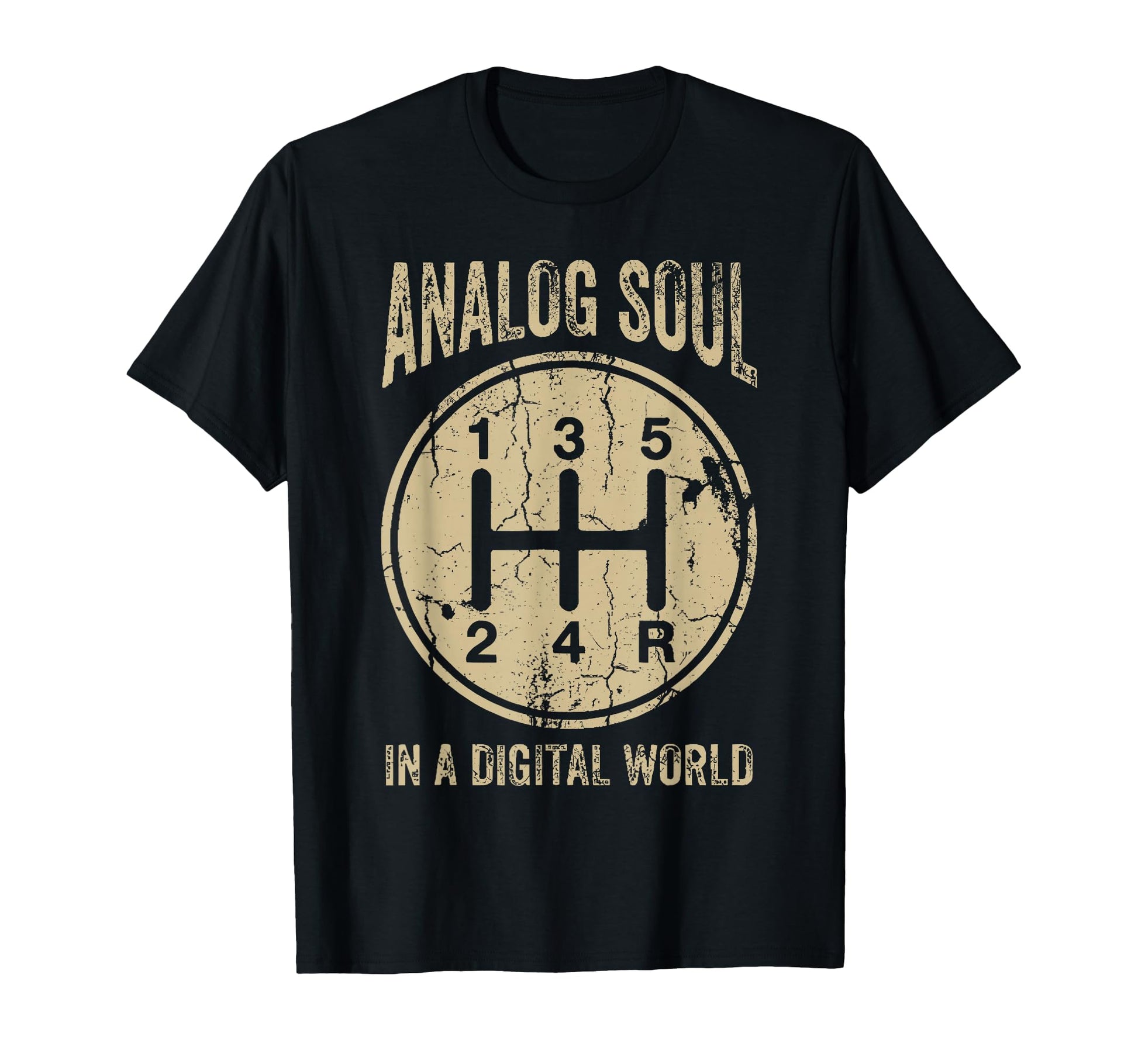 Analog Soul Digital World T-Shirt - Fun Novelty Design Men Women - T-Shirt, Sweatshirt, Hoodie