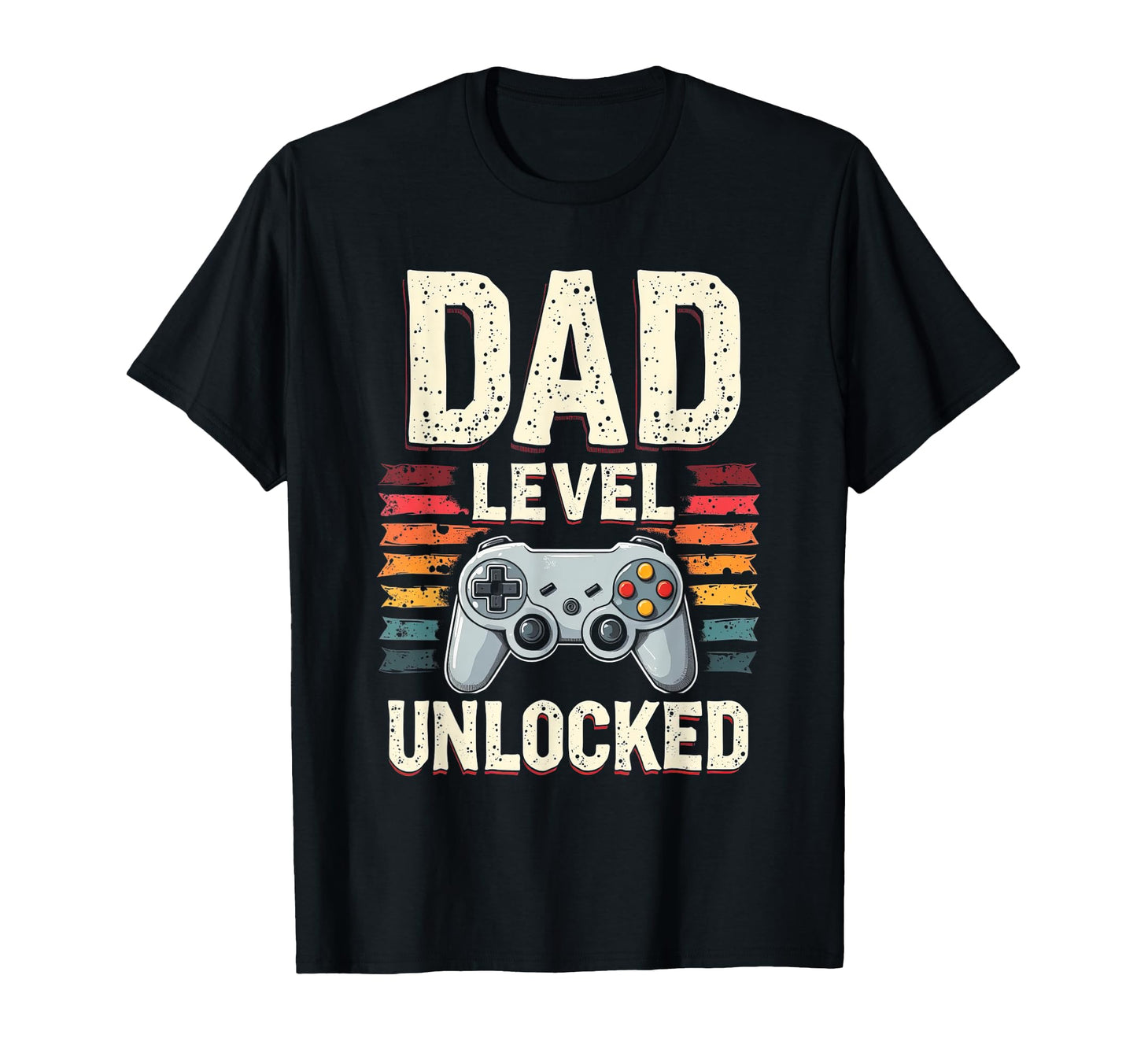 Dad Level Unlocked Funny Gamer Dad T-Shirt - Trendy Graphic Unisex - T-Shirt, Sweatshirt, Hoodie