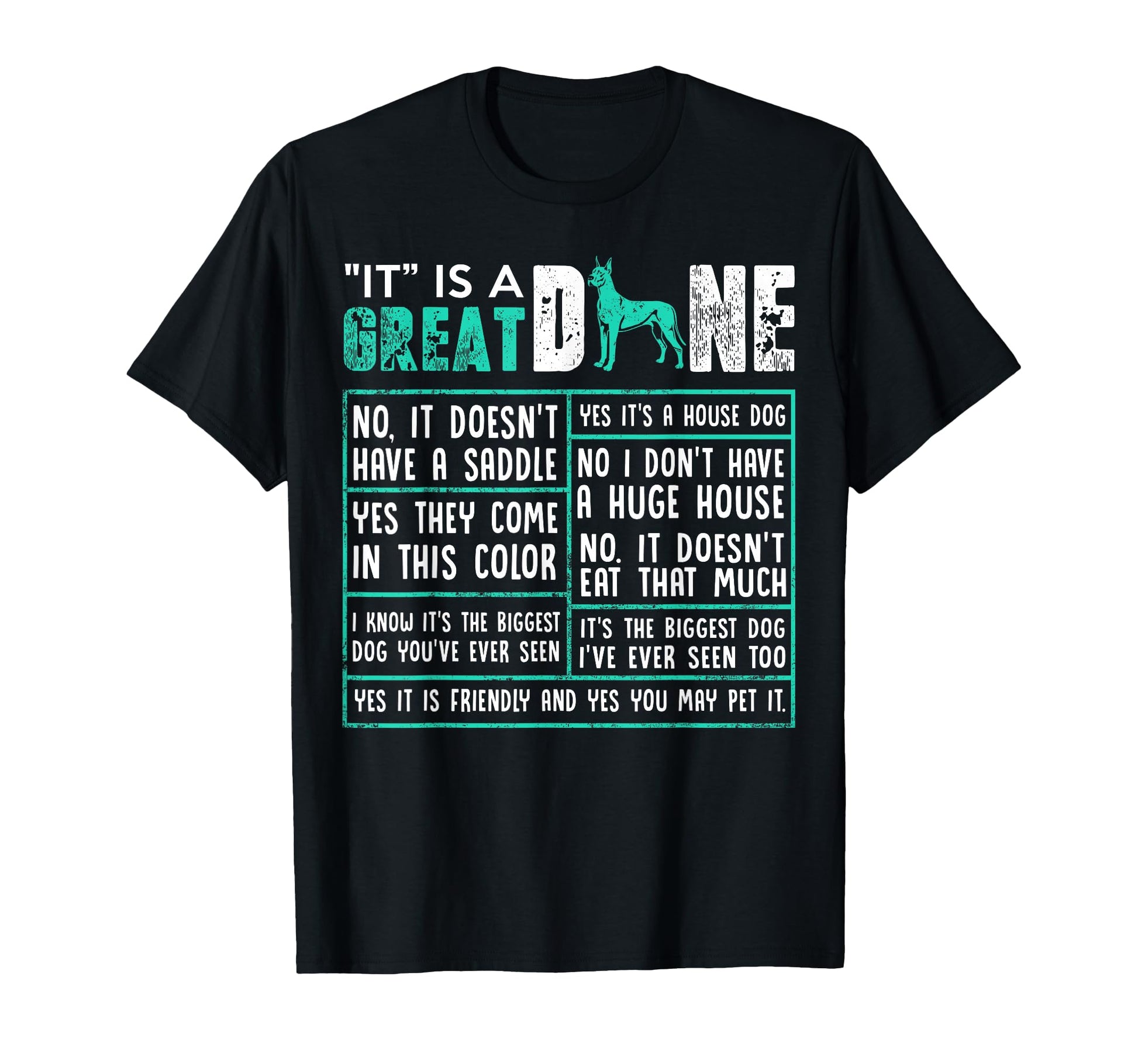 It Is Great Dane Funny Dog Mom Dad T-Shirt - Graphic Print Men Women - T-Shirt, Sweatshirt, Hoodie