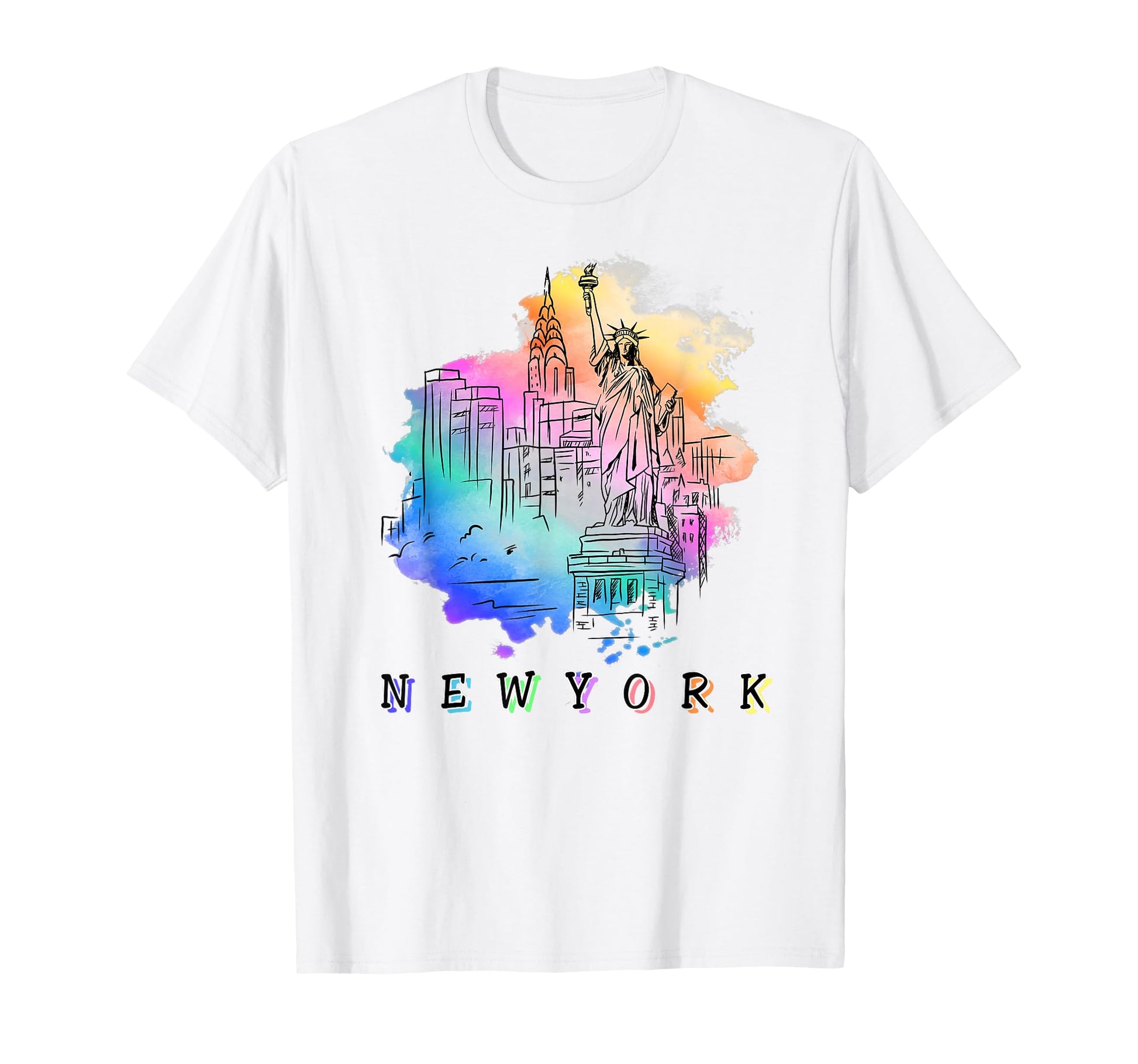 Nyc New York City Skylines Statue T-Shirt - Streetwear Style Men Women - T-Shirt, Sweatshirt, Hoodie