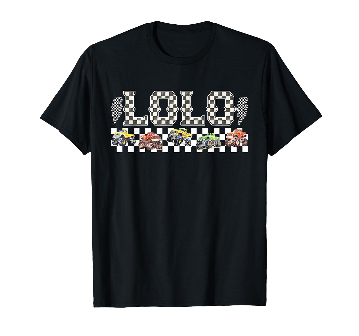 Lolo Monster Truck Family Crew T-Shirt - Novelty Apparel Men Women - T-Shirt, Sweatshirt, Hoodie