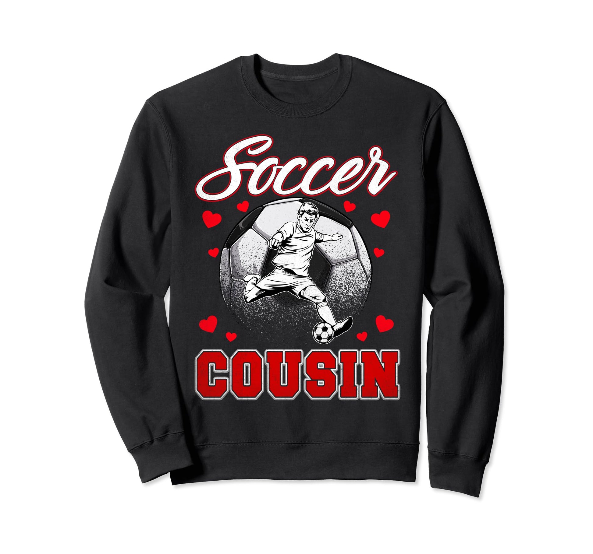Soccer Cousin Family Matching Team Sweatshirt - Minimalist Print Men Women - T-Shirt, Sweatshirt, Hoodie