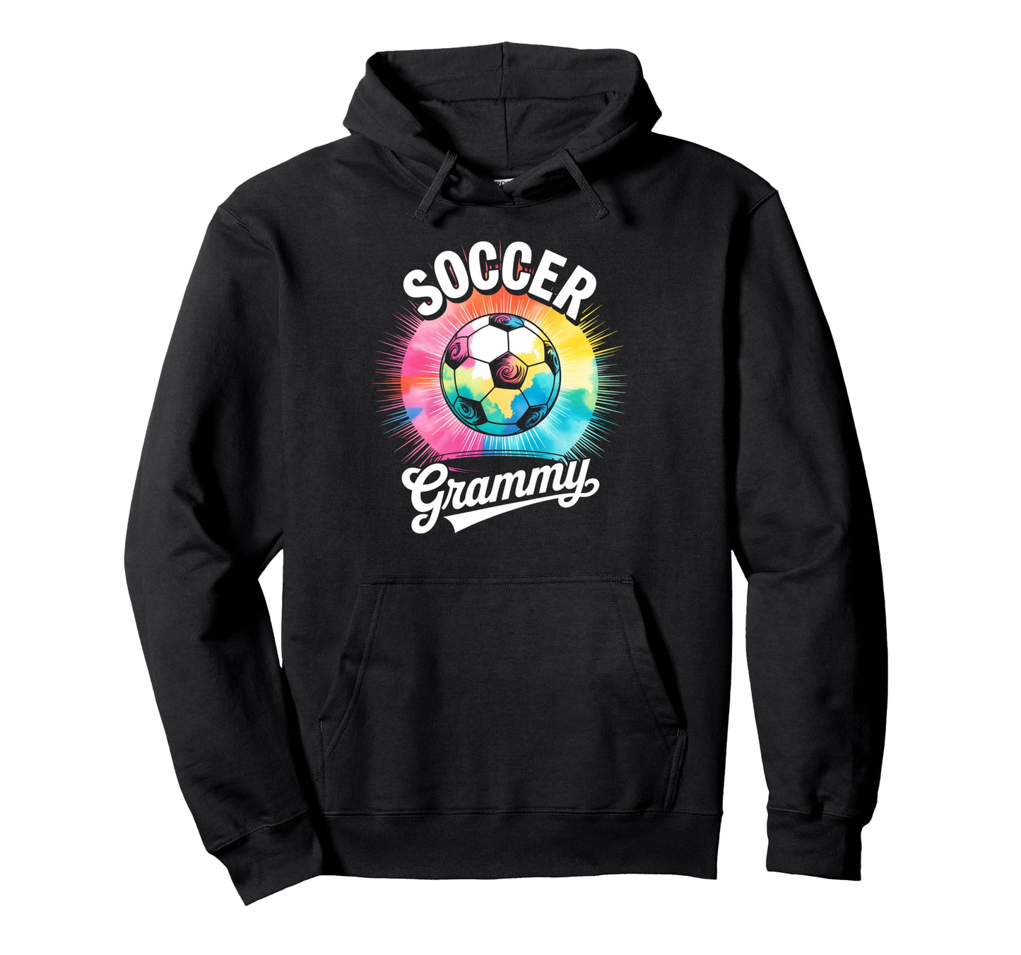 Soccer Grammy Grandma Tie Dye Hoodie - Graphic Print Men Women - T-Shirt, Sweatshirt, Hoodie