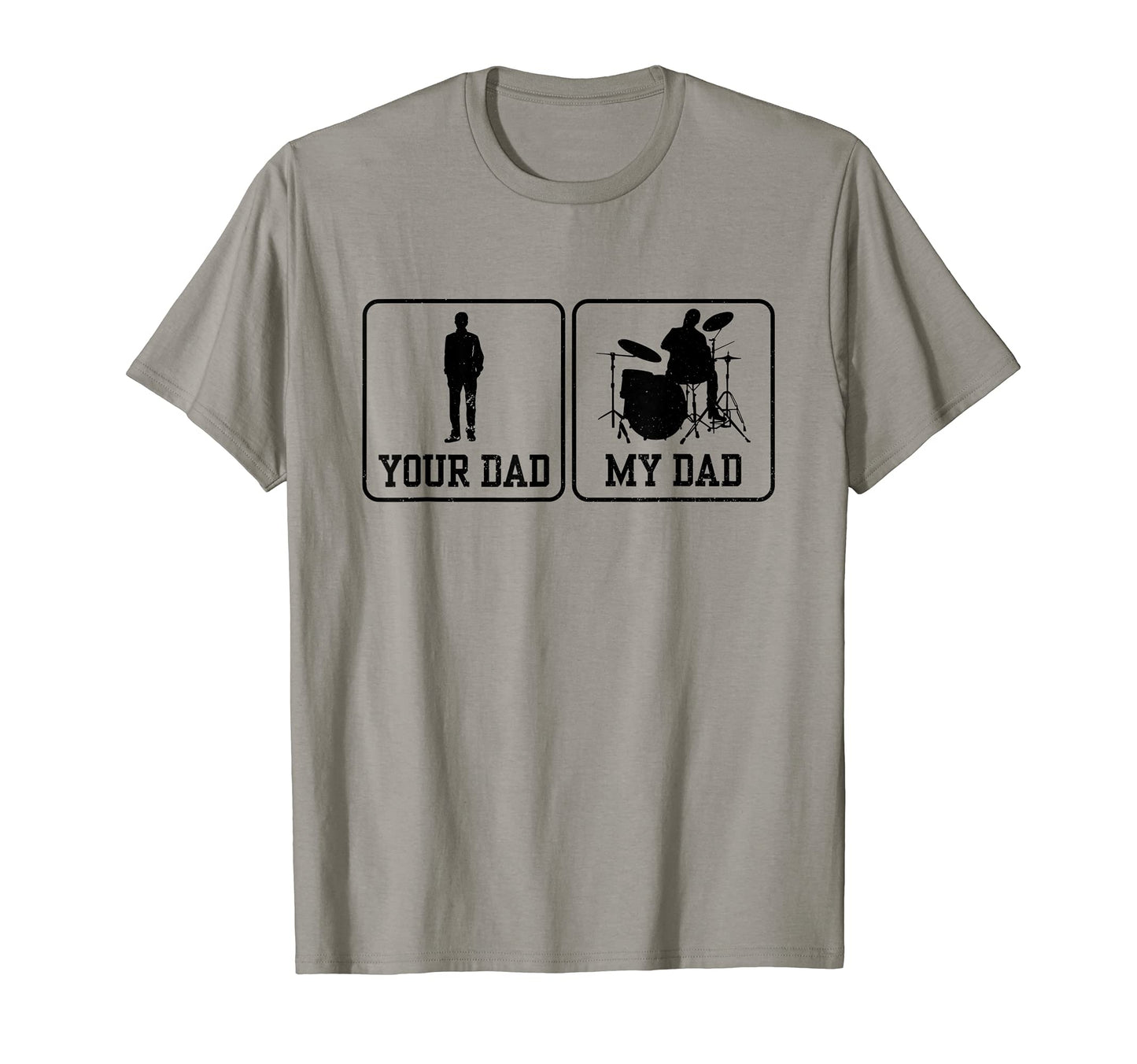 Mens Rock Drummer Dad My Rockband T-Shirt - Graphic Print Men Women - T-Shirt, Sweatshirt, Hoodie