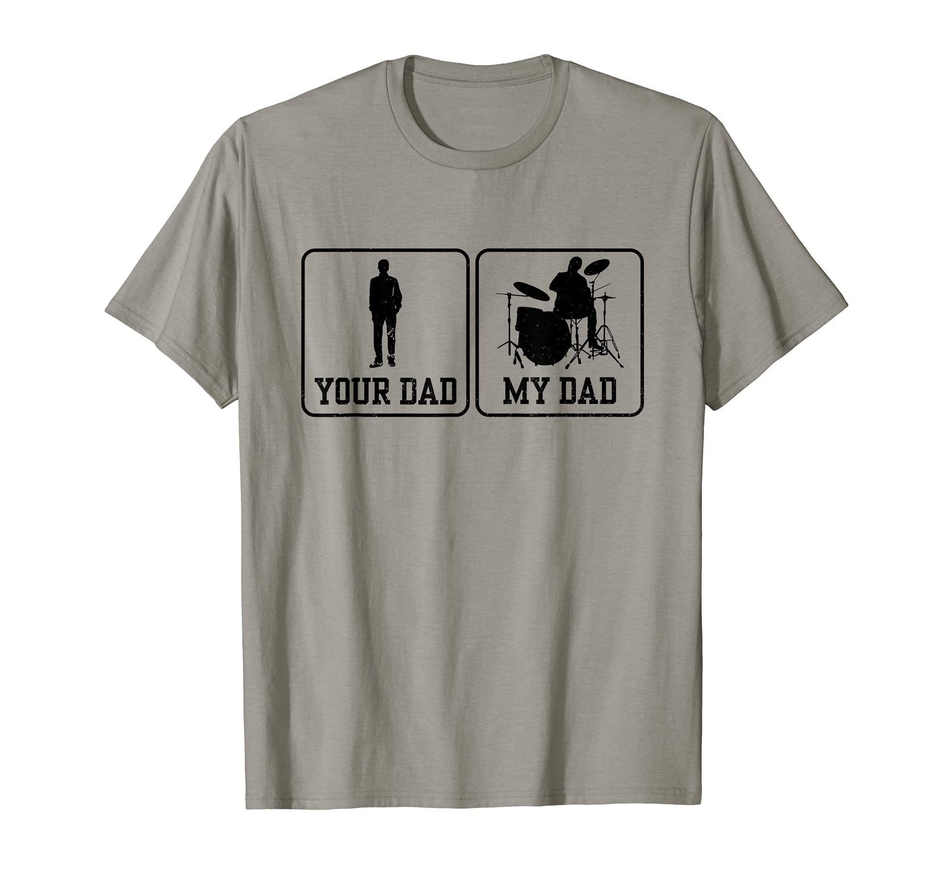 Mens Rock Drummer Dad My Rockband T-Shirt - Graphic Print Men Women - T-Shirt, Sweatshirt, Hoodie