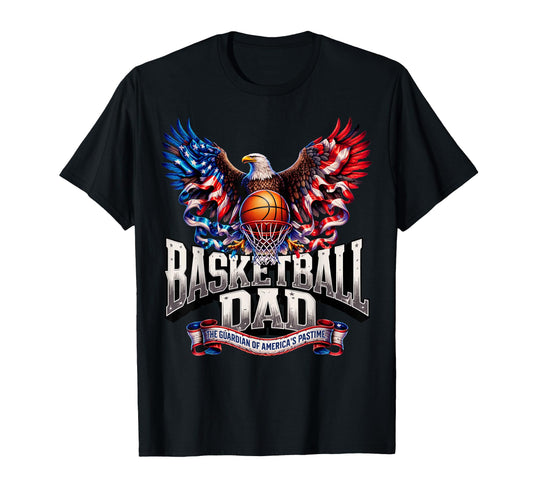 American Flag Basketball Patriotic T-Shirt - Custom Art Print Men Women - T-Shirt, Sweatshirt, Hoodie