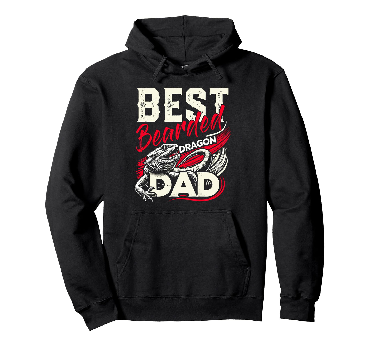 Best Bearded Dragon Dad Funny Bearded Hoodie - Aesthetic Graphic Unisex - T-Shirt, Sweatshirt, Hoodie