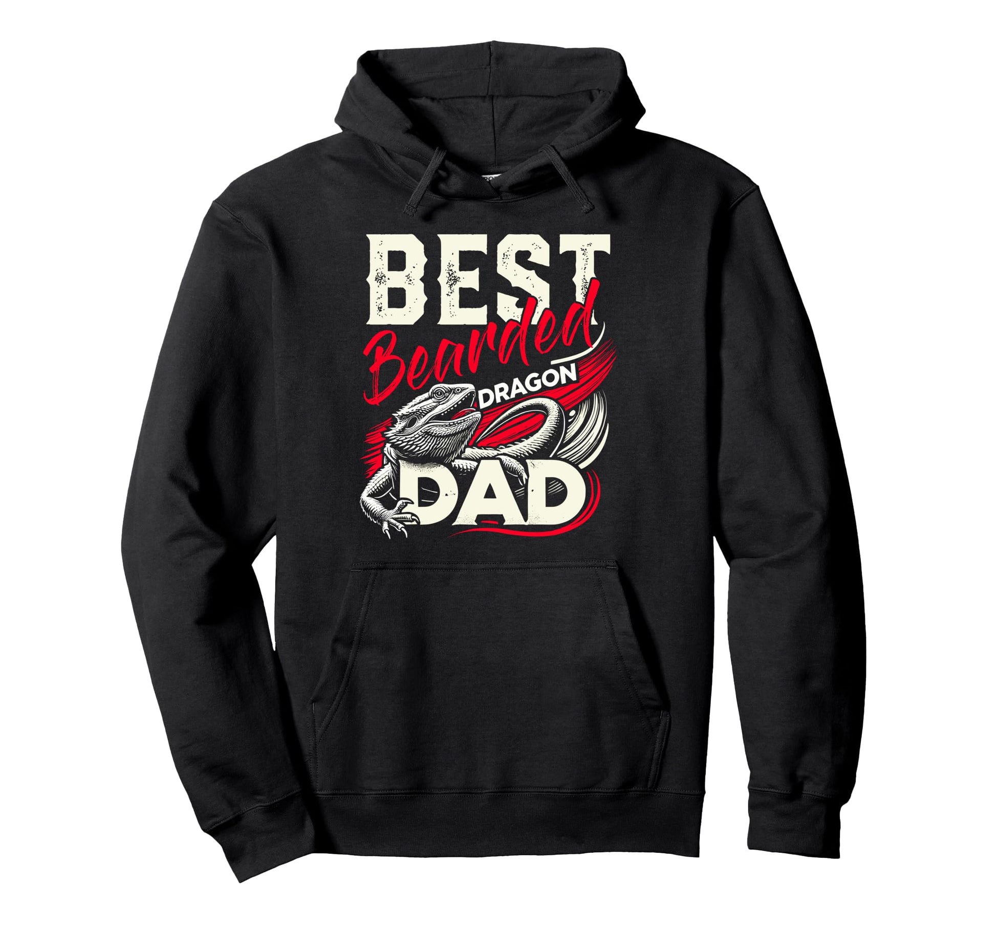 Best Bearded Dragon Dad Funny Bearded Hoodie - Aesthetic Graphic Unisex - T-Shirt, Sweatshirt, Hoodie