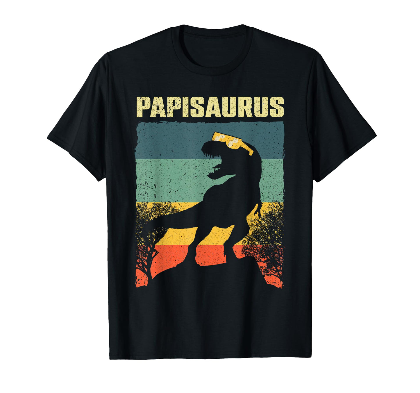 Funny Papisaurus Dad Grandpa Dinosaur Lover T-Shirt - Trendy Graphic Unisex - T-Shirt, Sweatshirt, Hoodie