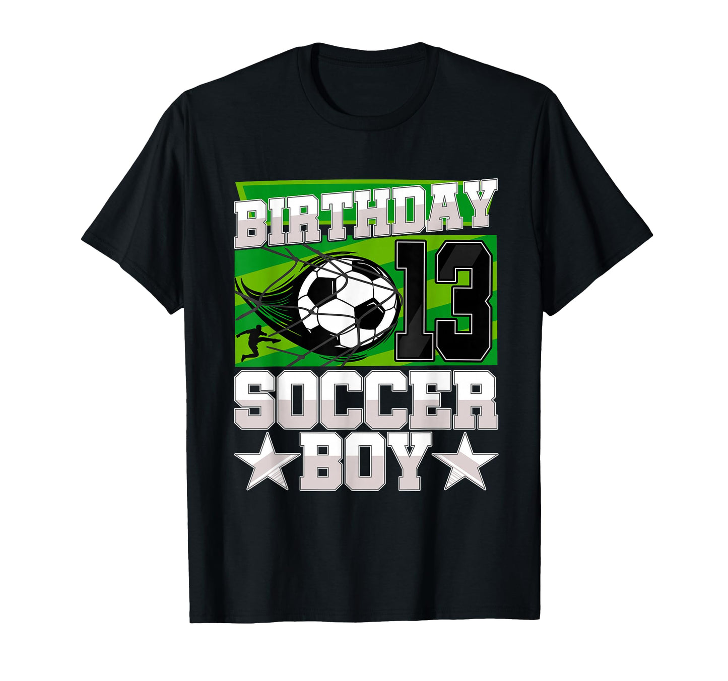 Soccer Birthday Party 13Th Birthday 13 T-Shirt - Unique Graphic for Adults - T-Shirt, Sweatshirt, Hoodie